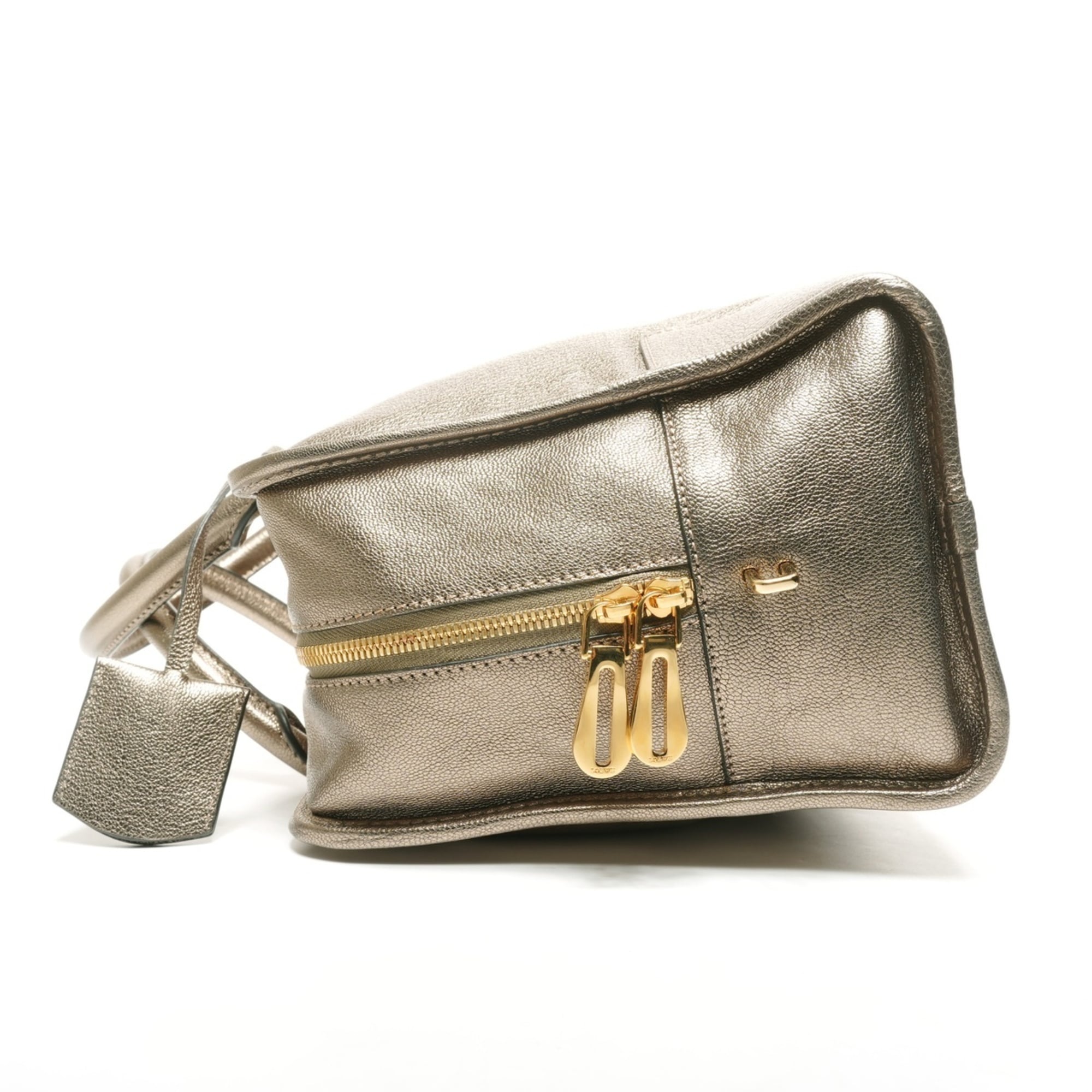 LOEWE Amazona Anagram Handbag Gold