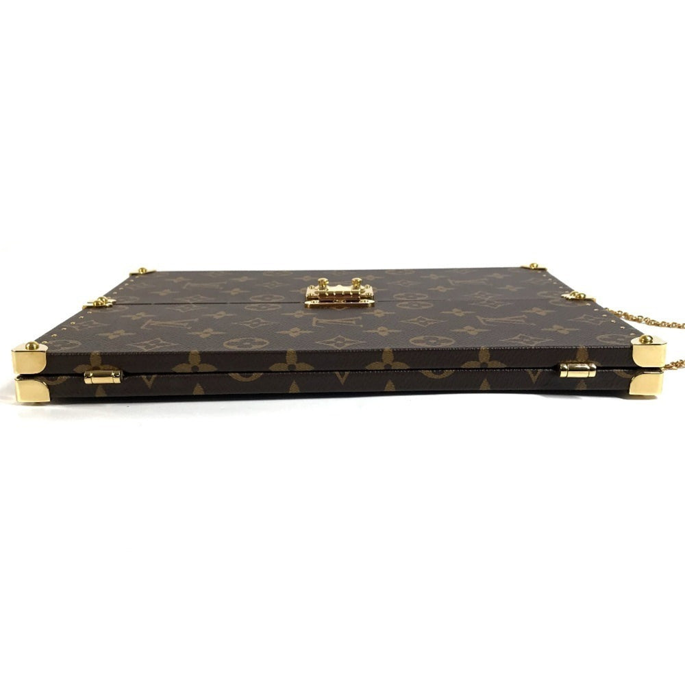 LOUIS VUITTON GI0554 Monogram Home Mirror Trunk Interior Tri-fold Canvas Men's Women's Brown — Like New