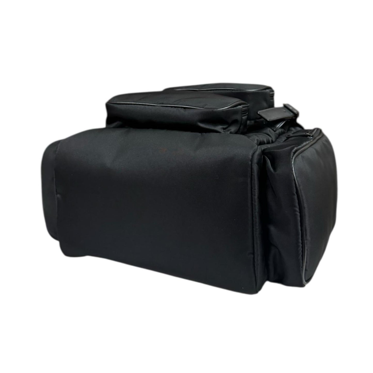 Saint Laurent City Multi-Pocket Backpack, Nylon 437110, Unisex.