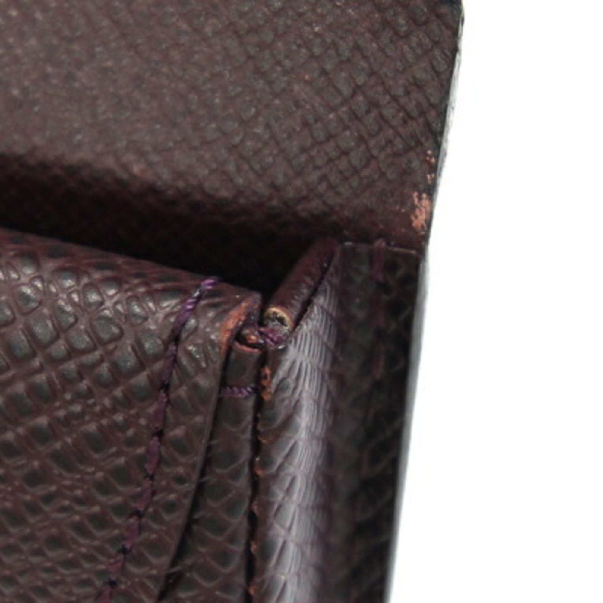 Louis Vuitton Taiga Porte Monnaie Cuvette Coin Case M300376 Acajou Purse Compact Wallet Women's LOUIS VUITTON