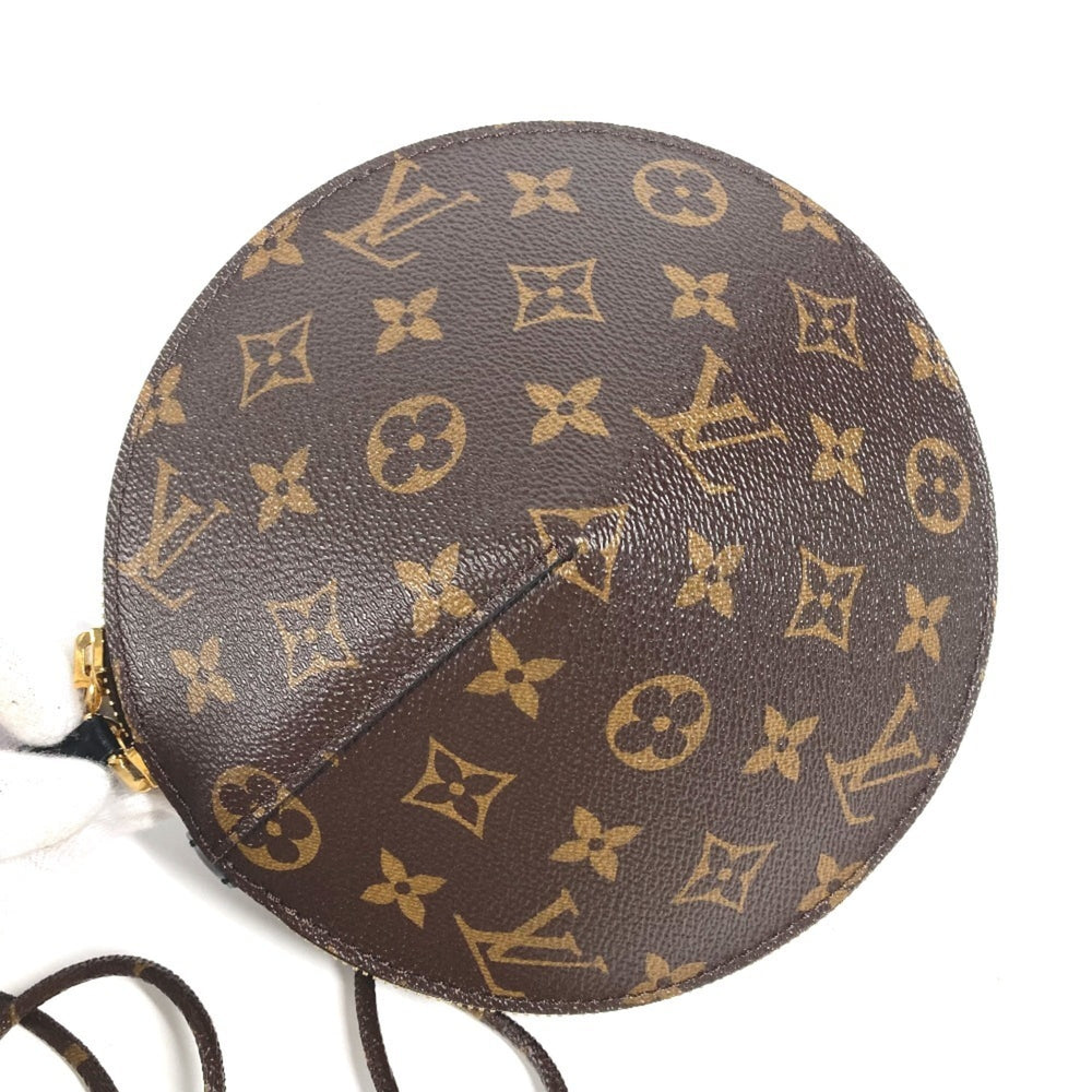 LOUIS VUITTON M44592 Monogram Tupi Bag Pouch Shoulder Handbag Canvas Women's Brown MO-240728-13 — Like New