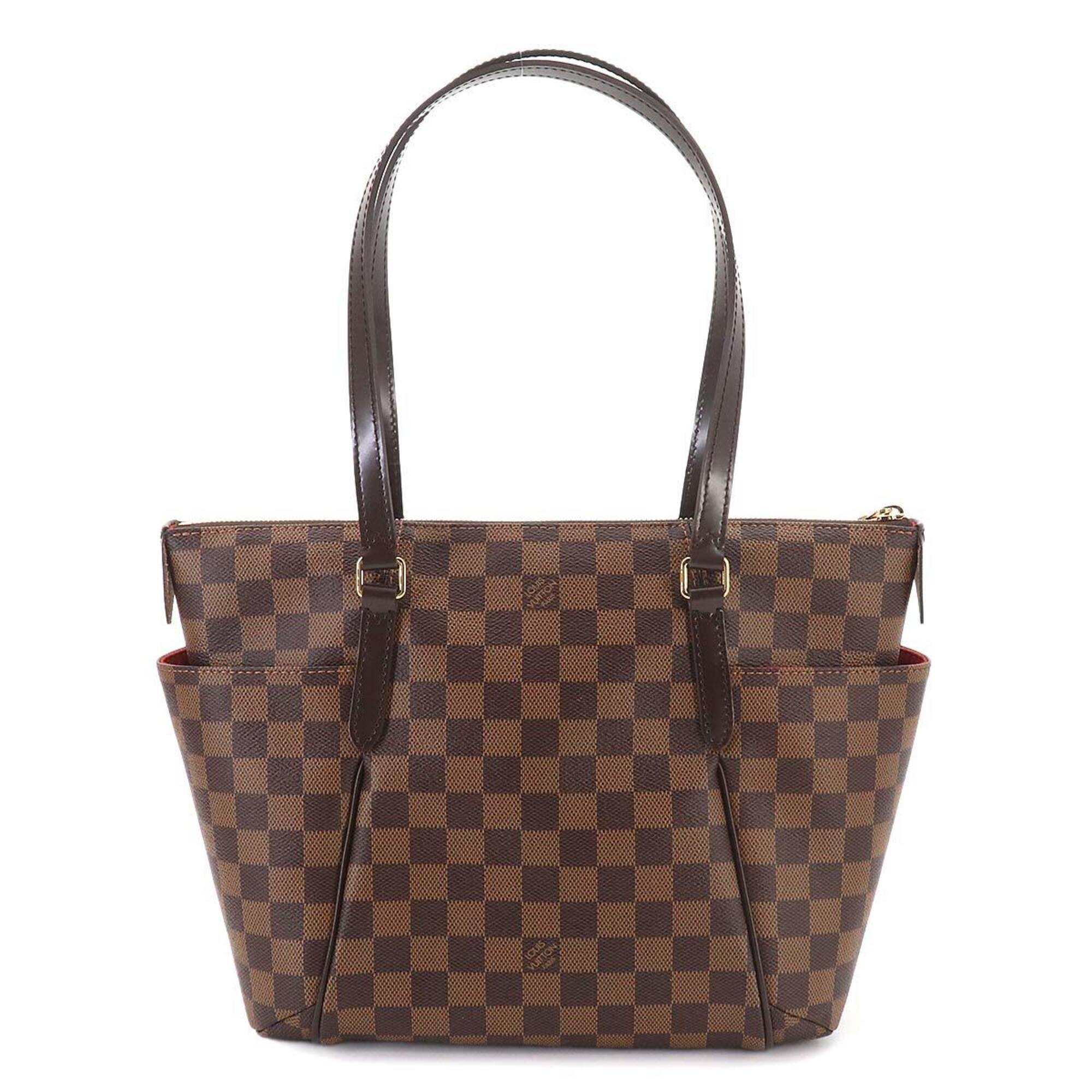 Louis Vuitton Damier Totally PM Tote Handbag, Ebene Brown, N41282 — Like New