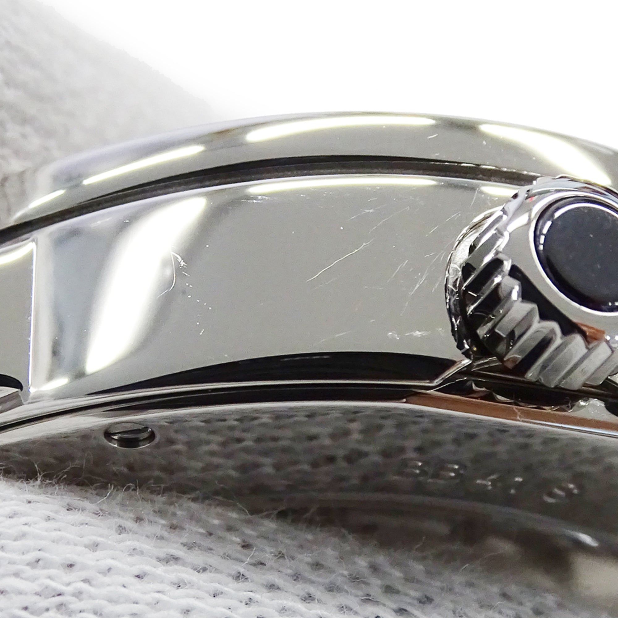 Bulgari BVLGARI Men's Watch, Brand: Date Automatic AT Stainless Steel SS BB41S Silver Black Open Caseback — Good
