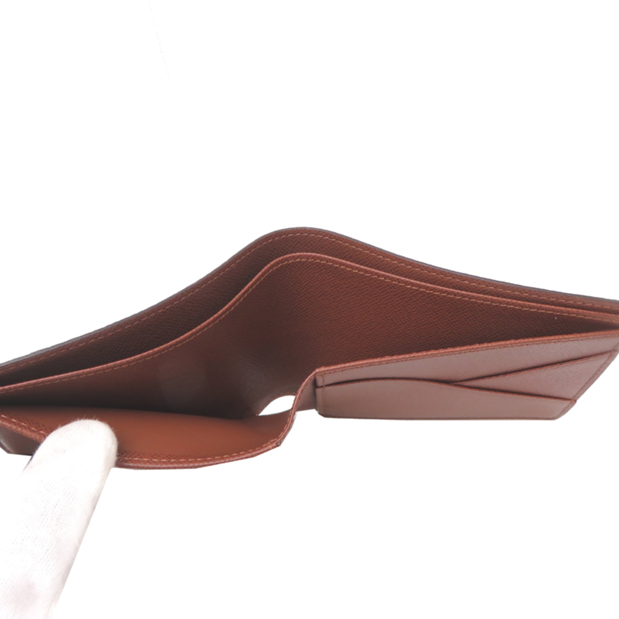 Louis Vuitton Multiple Men's Bifold Wallet M60895 Monogram Brown