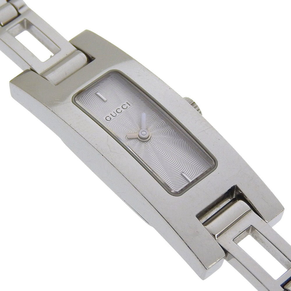 Gucci GUCCI watch 3900L stainless steel quartz analog silver dial women's — Good