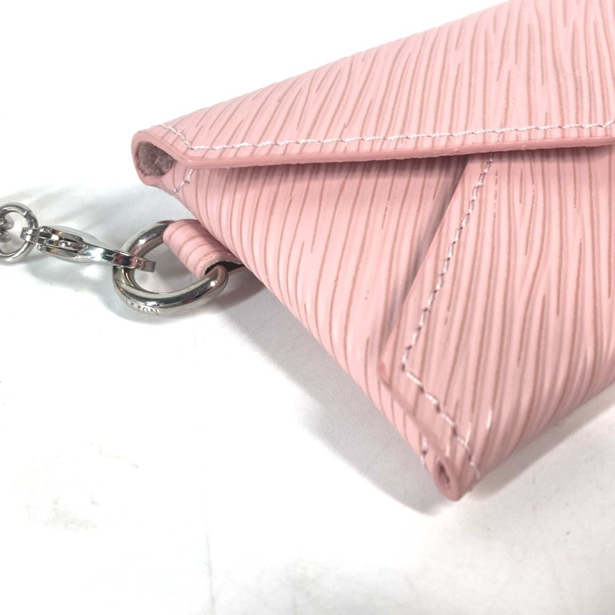 LOUIS VUITTON Louis Vuitton M68557 Epi Kirigami Necklace Pouch Wallet/Coin Case Wallet Leather Women's Pink — Like New