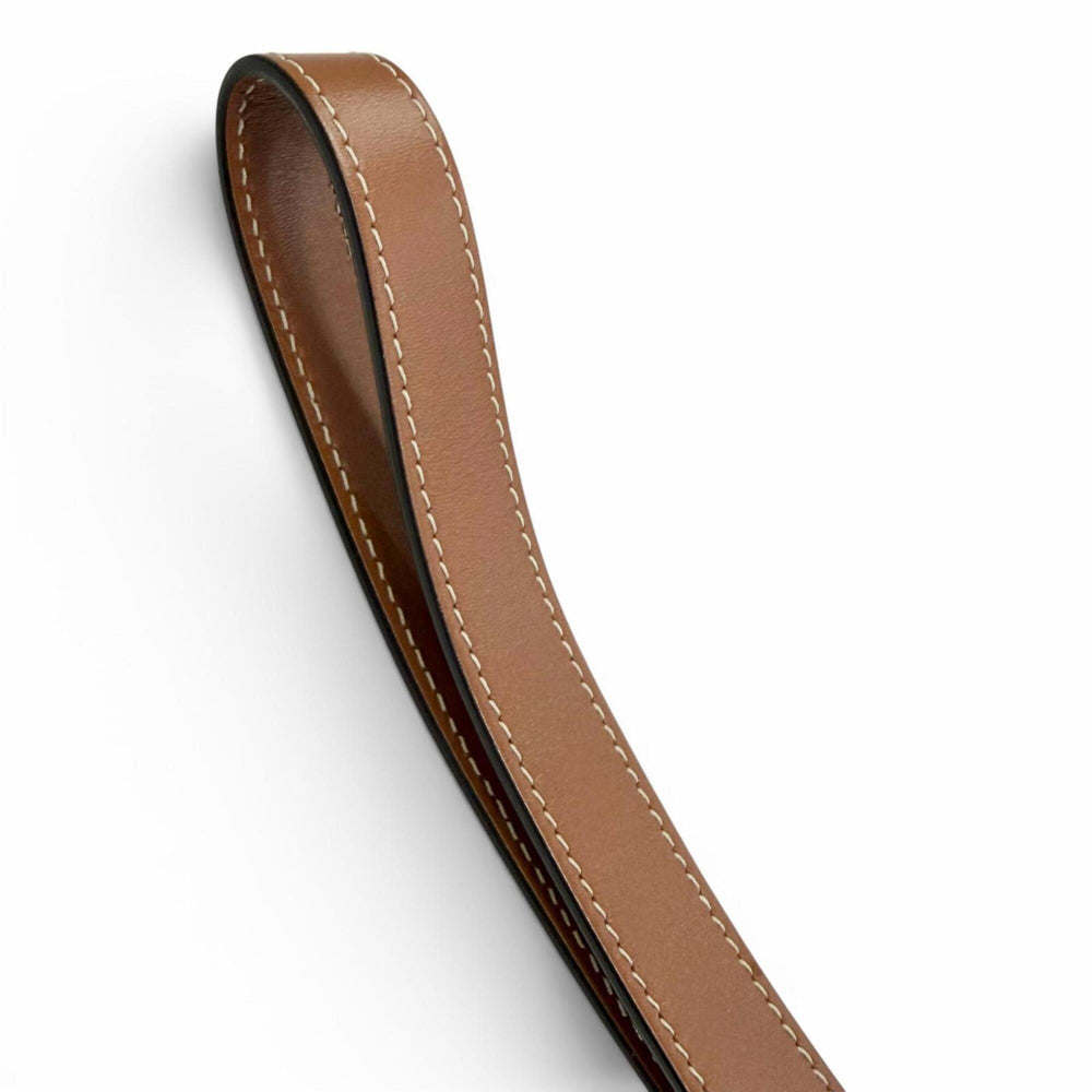 CELINE 19714 Strap Box Triomphe Canvas Handbag, Tan Brown, Made in Italy, Women's, Highly Recommended ◎ — Like New