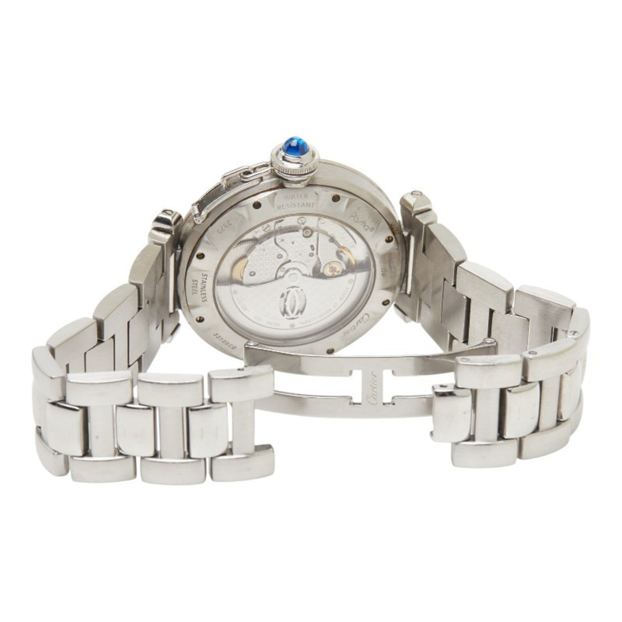 Cartier Pasha de Pronger W31040H3 Automatic Watch, White Dial, Stainless Steel, Men's CARTIER — Good