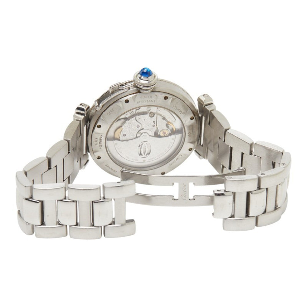 Cartier Pasha de Pronger W31040H3 Automatic Watch, White Dial, Stainless Steel, Men's CARTIER — Good