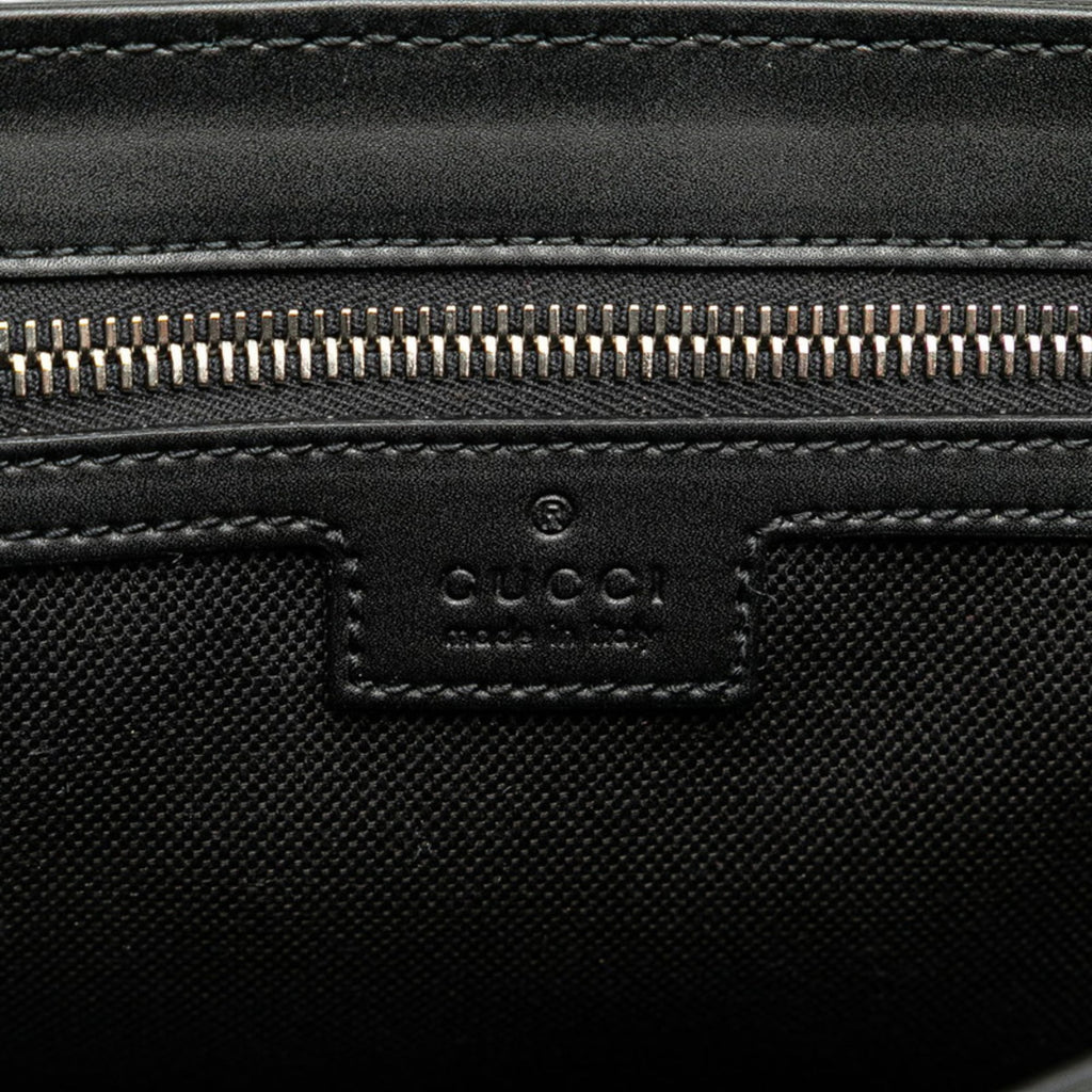 Gucci GG Supreme Shoulder Bag/Crossbody Bag 771167 Black Leather Women's GUCCI