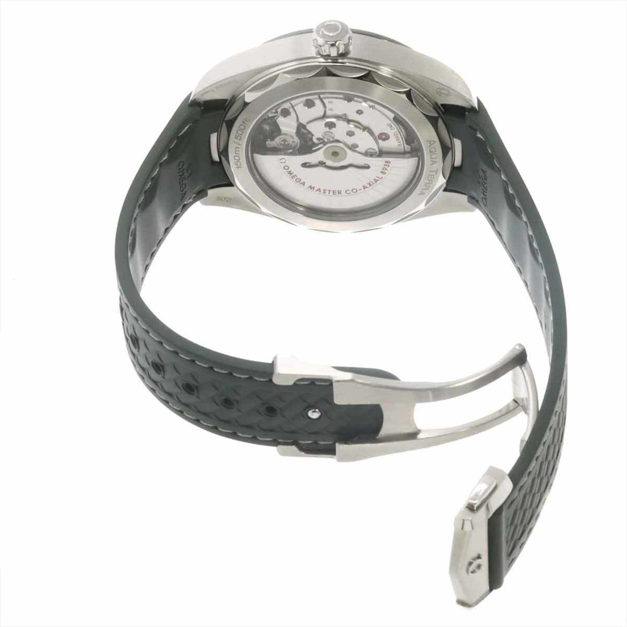 Omega Seamaster Aqua Terra GMT Worldtimer Master Co-Axial 220 32 43 22 10 001 Men's Watch Date Green Automatic — Like New