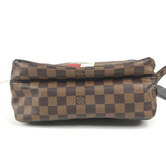 LOUIS VUITTON N42704 Damier Dinos Chapman Nile PM Shoulder Bag Canvas Men's Ebene Brown G-240825-44 — Like New