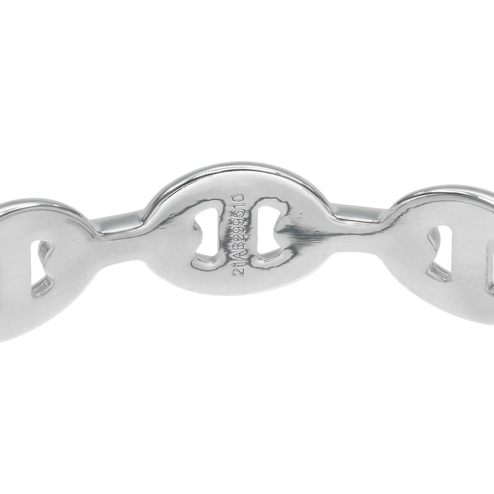 Hermes Chaine d'Ancre Anchene ST Bracelet, Sterling Silver 925, Made in Italy, 21AB299510, Approx. 18.1g, Unisex — Like New