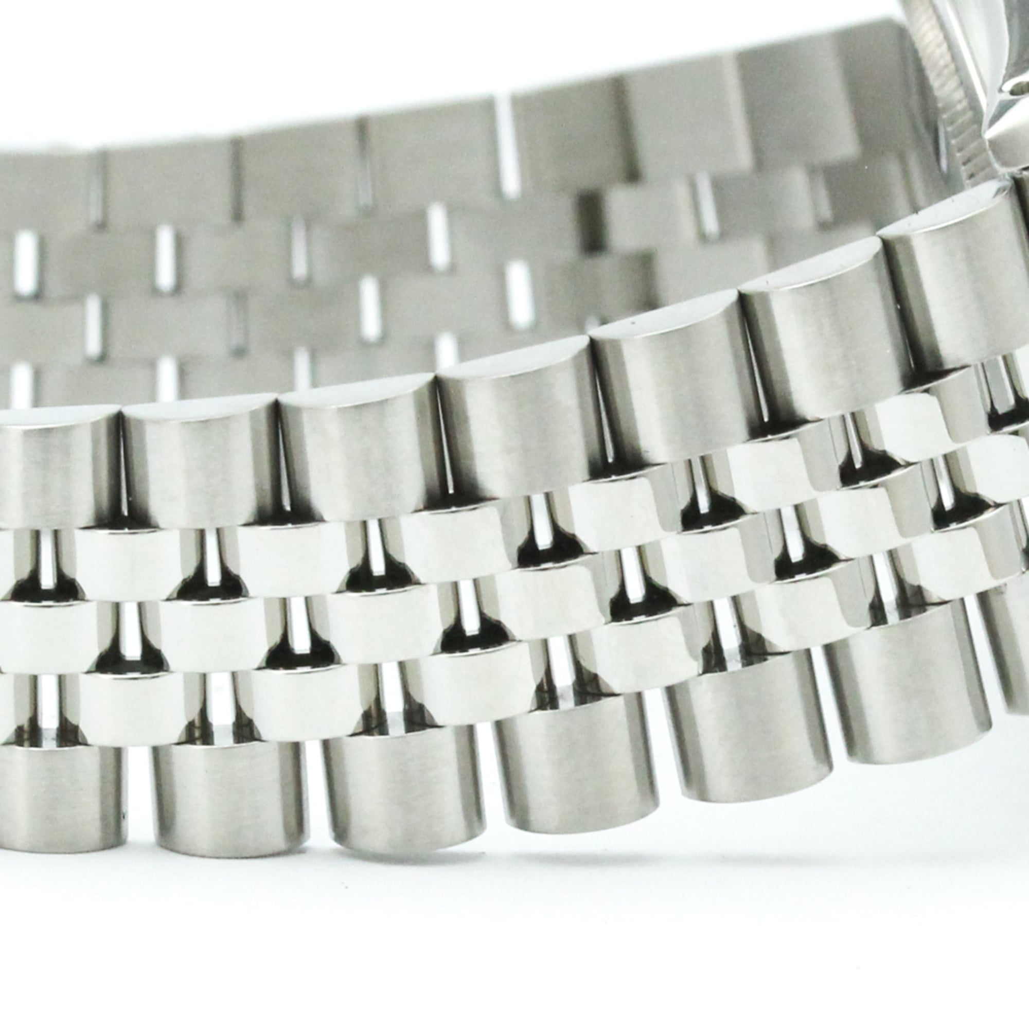 ROLEX Datejust 18K White Gold Steel Automatic Mens Watch 16030 Polished — Very Good