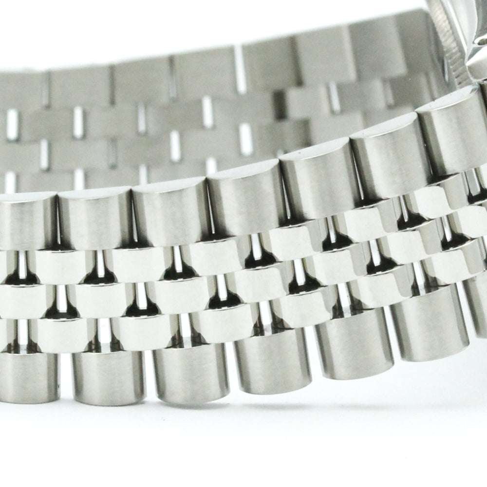 ROLEX Datejust 18K White Gold Steel Automatic Mens Watch 16030 Polished — Very Good
