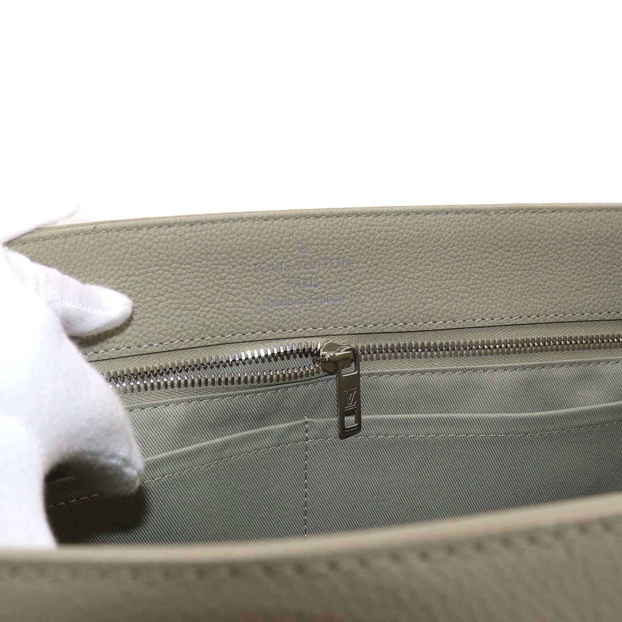 Louis Vuitton Aerogram Fast Line Tote Handbag, Leather, Sage, M22506 RFID — Like New