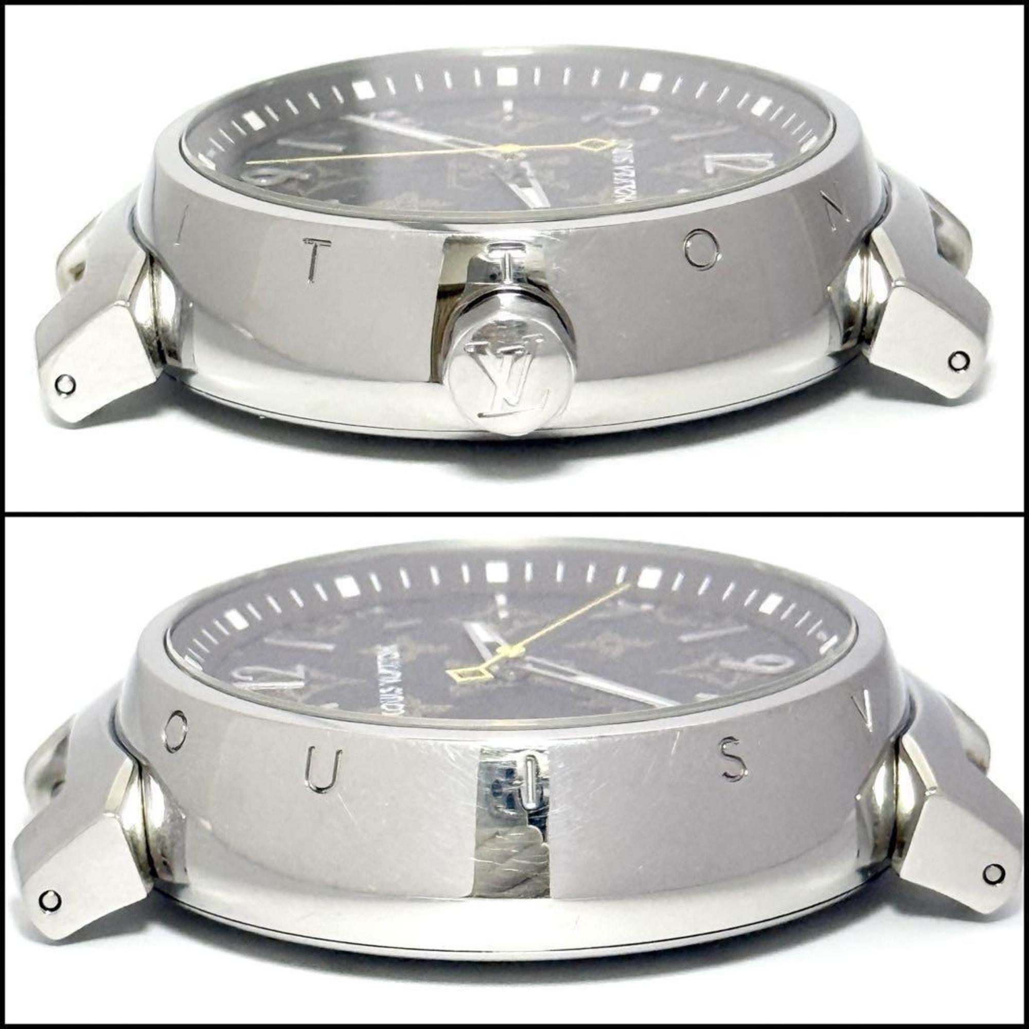 Louis Vuitton Men's Tambour Monogram Watch 39mm — Very Good