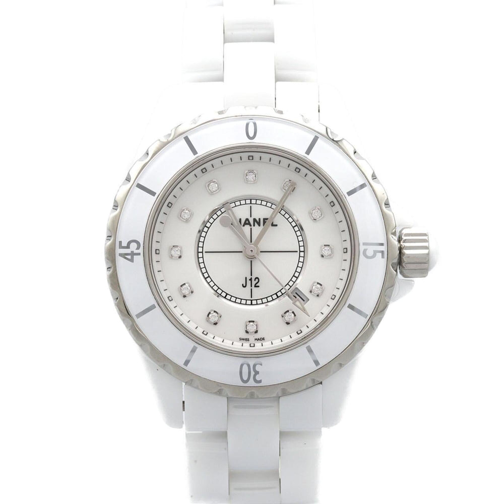 Chanel J12 33mm Ceramic 12P H1628 Quartz Watch — Good