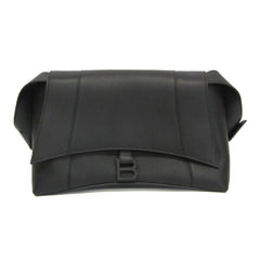 Balenciaga Downtown Medium 671354 Men,Women Leather Shoulder Bag Black — Like New