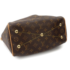Tivoli PM Louis Vuitton Monogram Handbag Brown M40143 Gold Hardware — Like New
