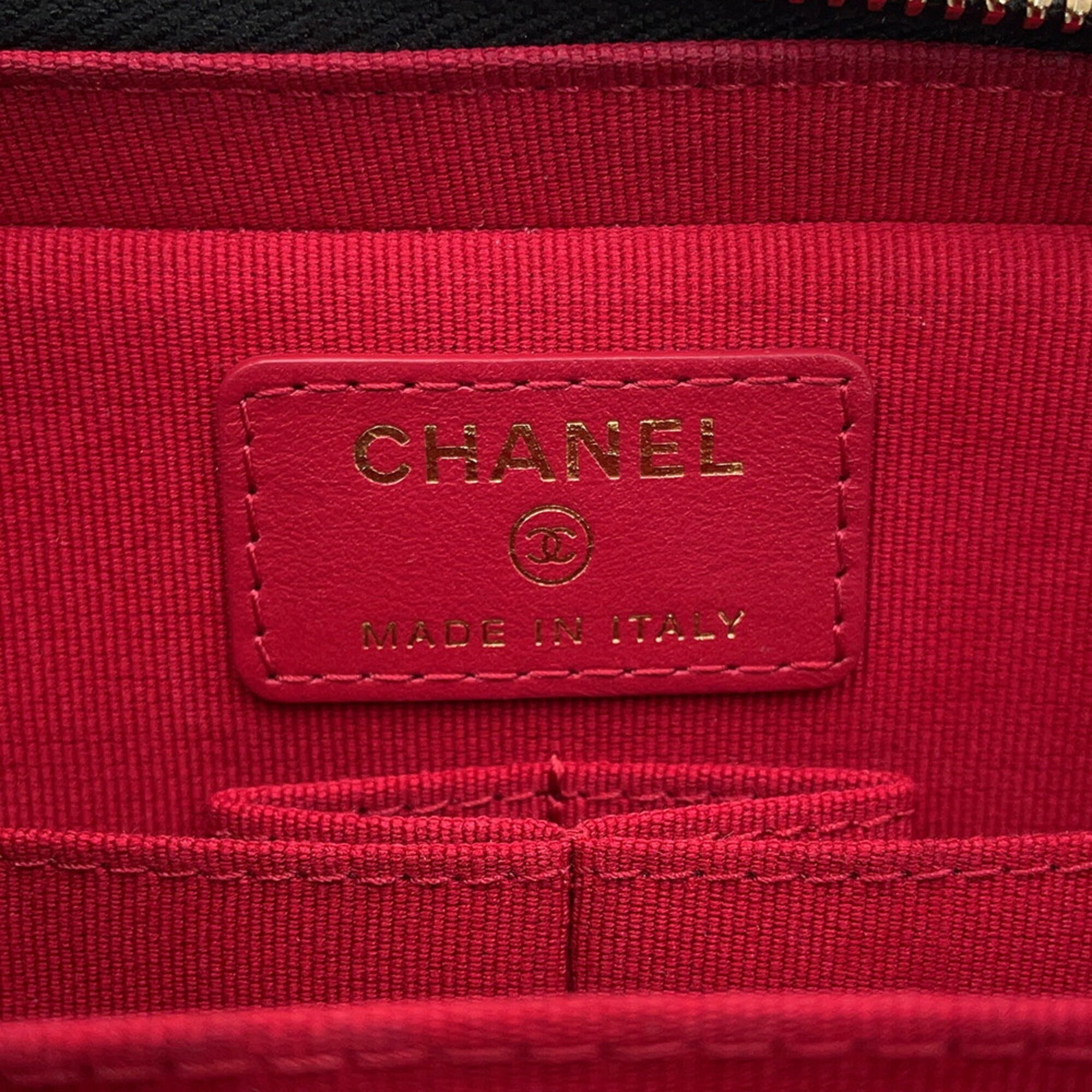 Chanel Chain Shoulder Bag CHANEL19 Coco Mark Lambskin AP2728 CHANEL Handbag Black Women's — Like New