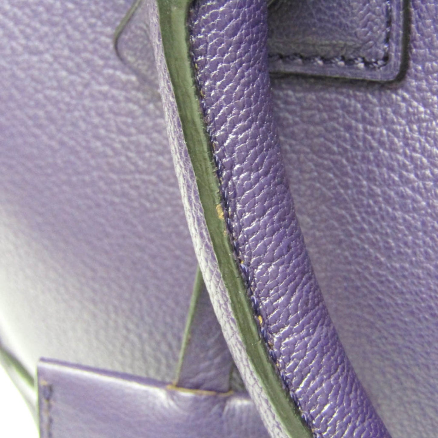 Loewe Amazona 36 Women's Leather Handbag Purple