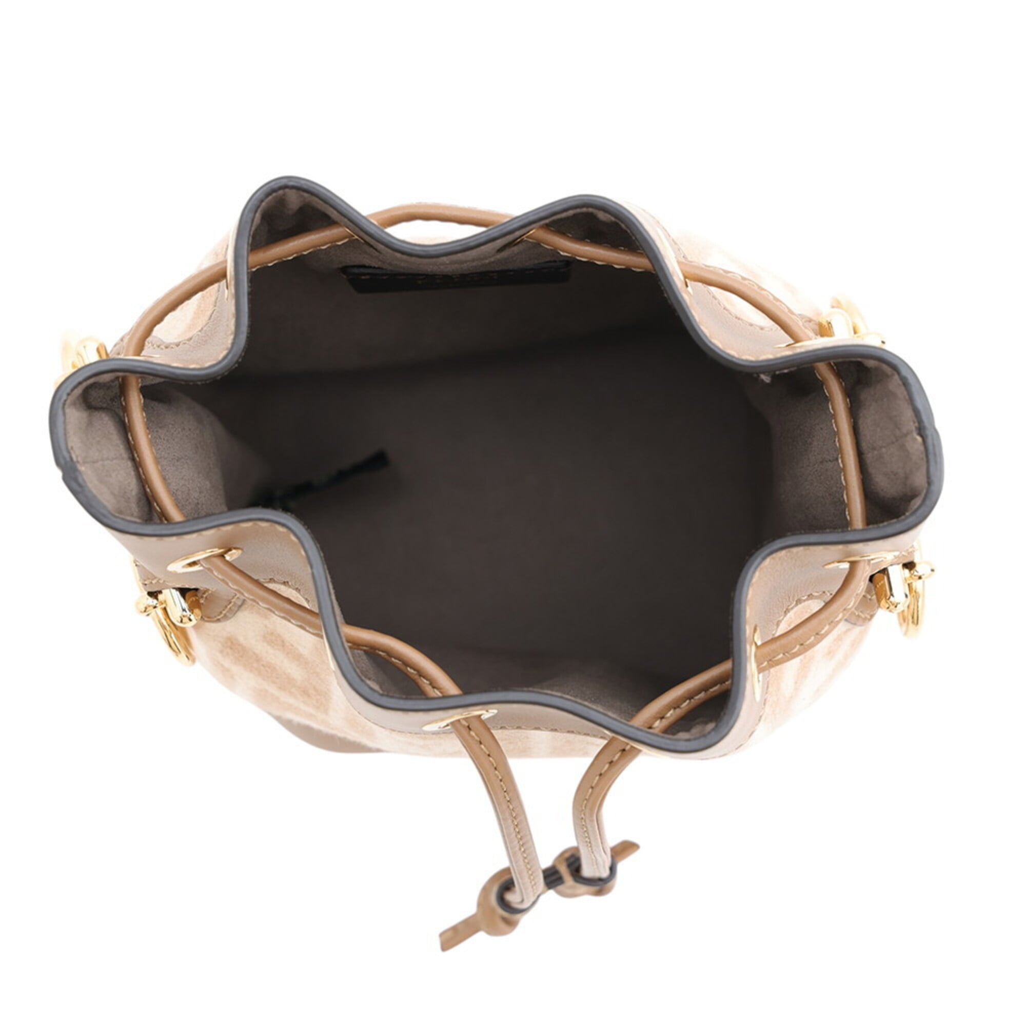 Fendi Montresor Mini Leather Suede Handbag 8BS010 FENDI 2-way Shoulder Bag Women's — Like New