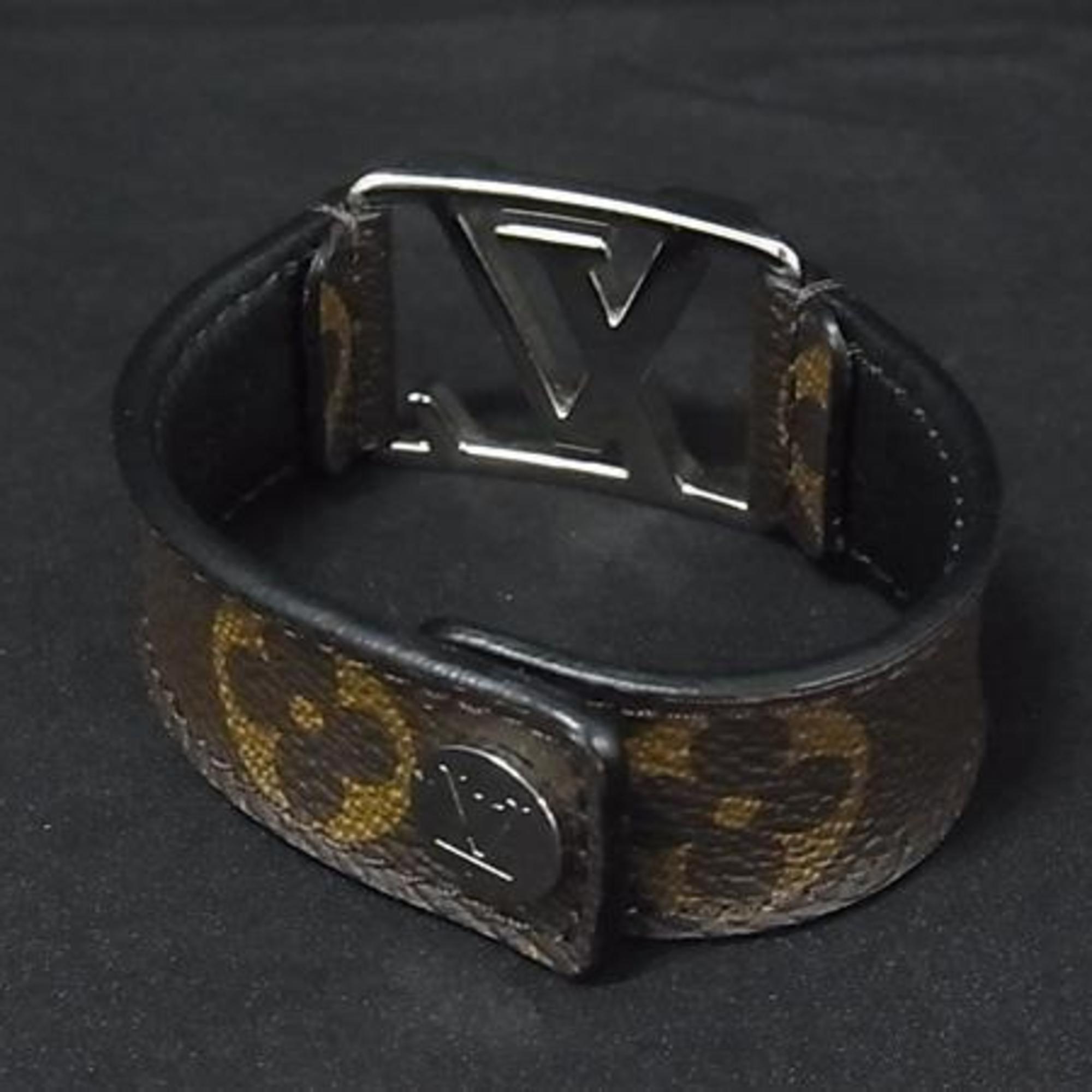 LOUIS VUITTON Hockenheim M6141 Brown Monogram Bracelet for Men and Women