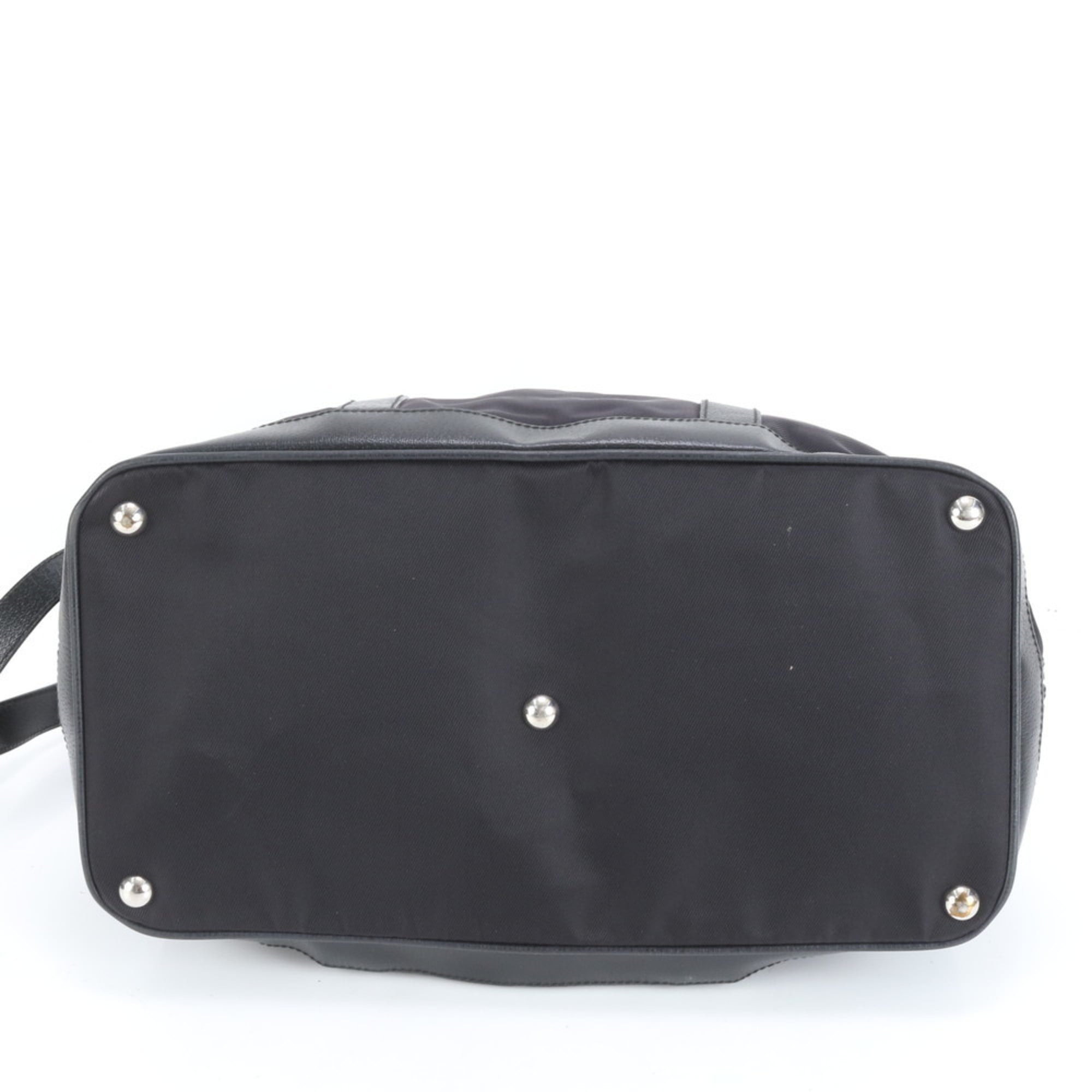 Gucci Leather 2-Way Boston Bag, Shoulder Tote Travel Black, Men's