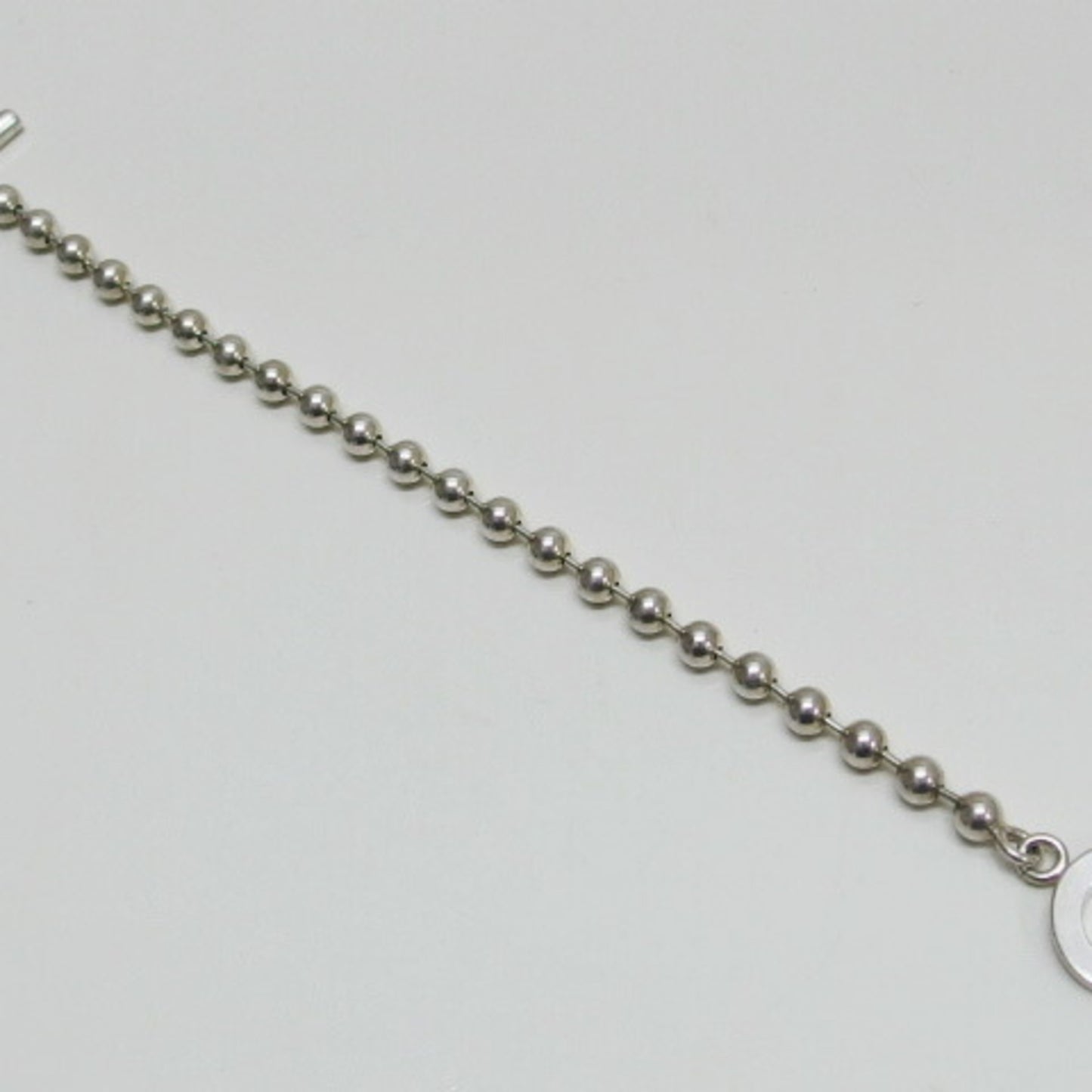 Gucci ball chain silver bracelet size 17