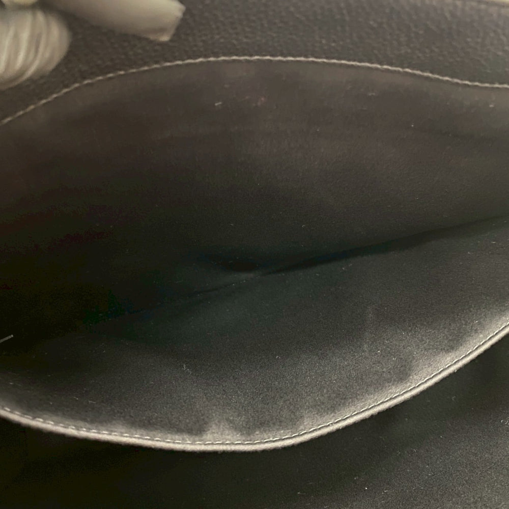 Unused, stored Christian Dior Safari Tote Bag, Oblique Canvas and Leather, Black, 177-5 — Like New