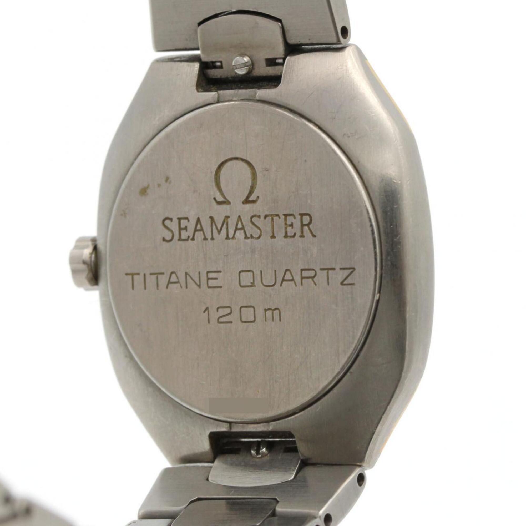 Omega Seamaster Polaris TI 5814.40 TIxYG Quartz Watch — Good