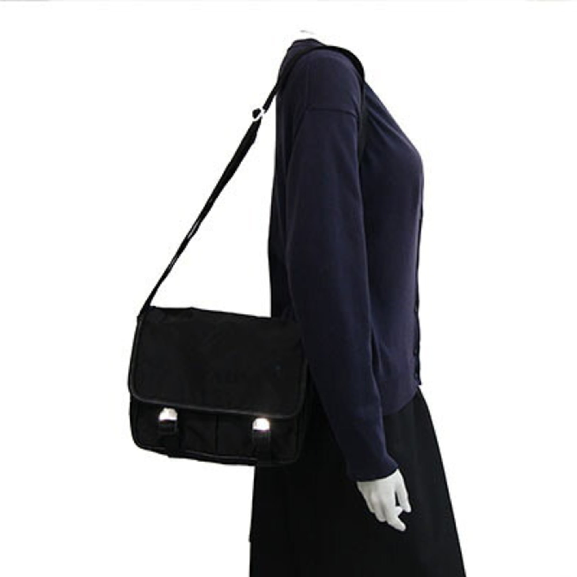 Prada Shoulder Bag VA0769 Black Nylon Leather for Women PRADA — Like New