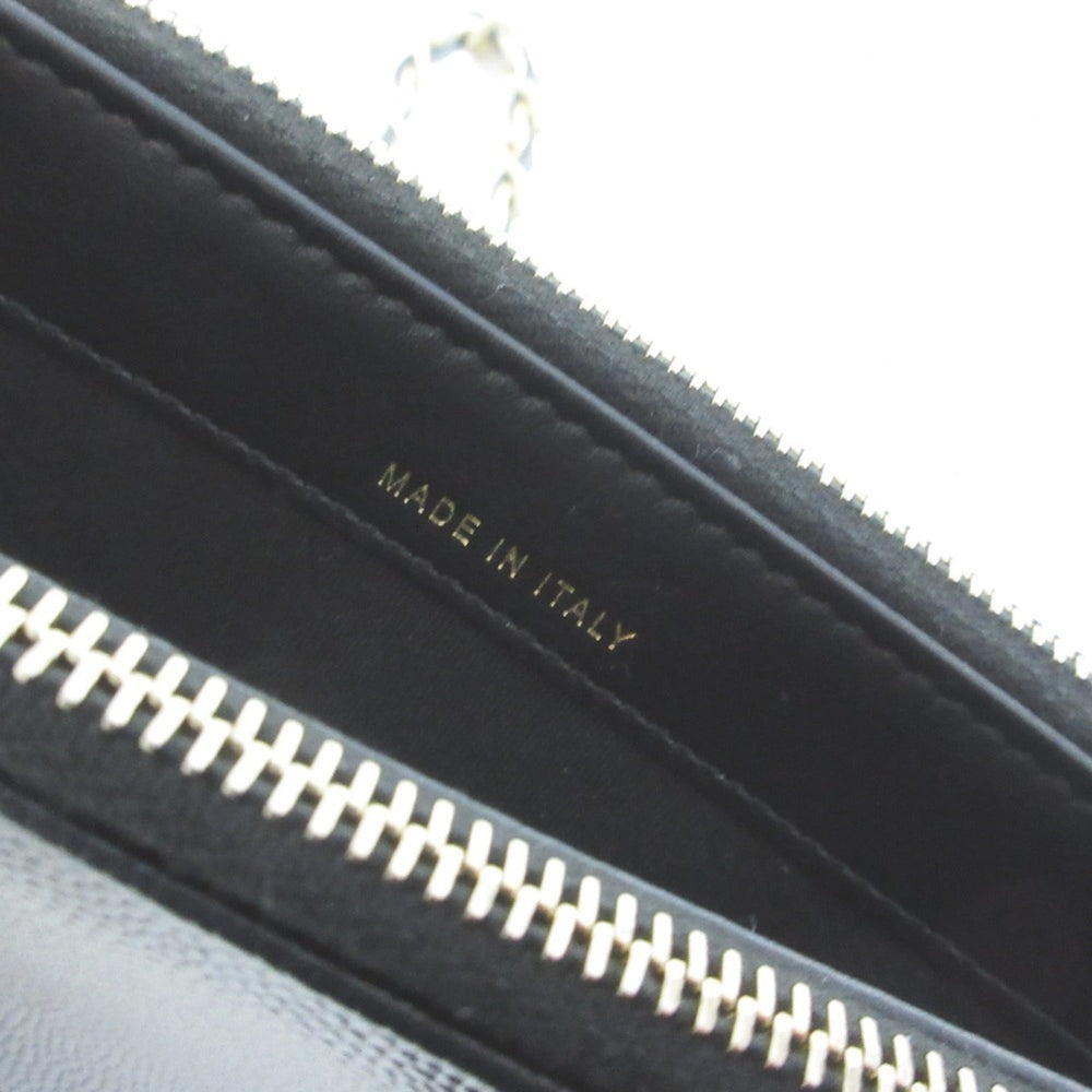 CHANEL Deauville Caviar Skin Wallet Chain Shoulder Bag Black Women's — Like New