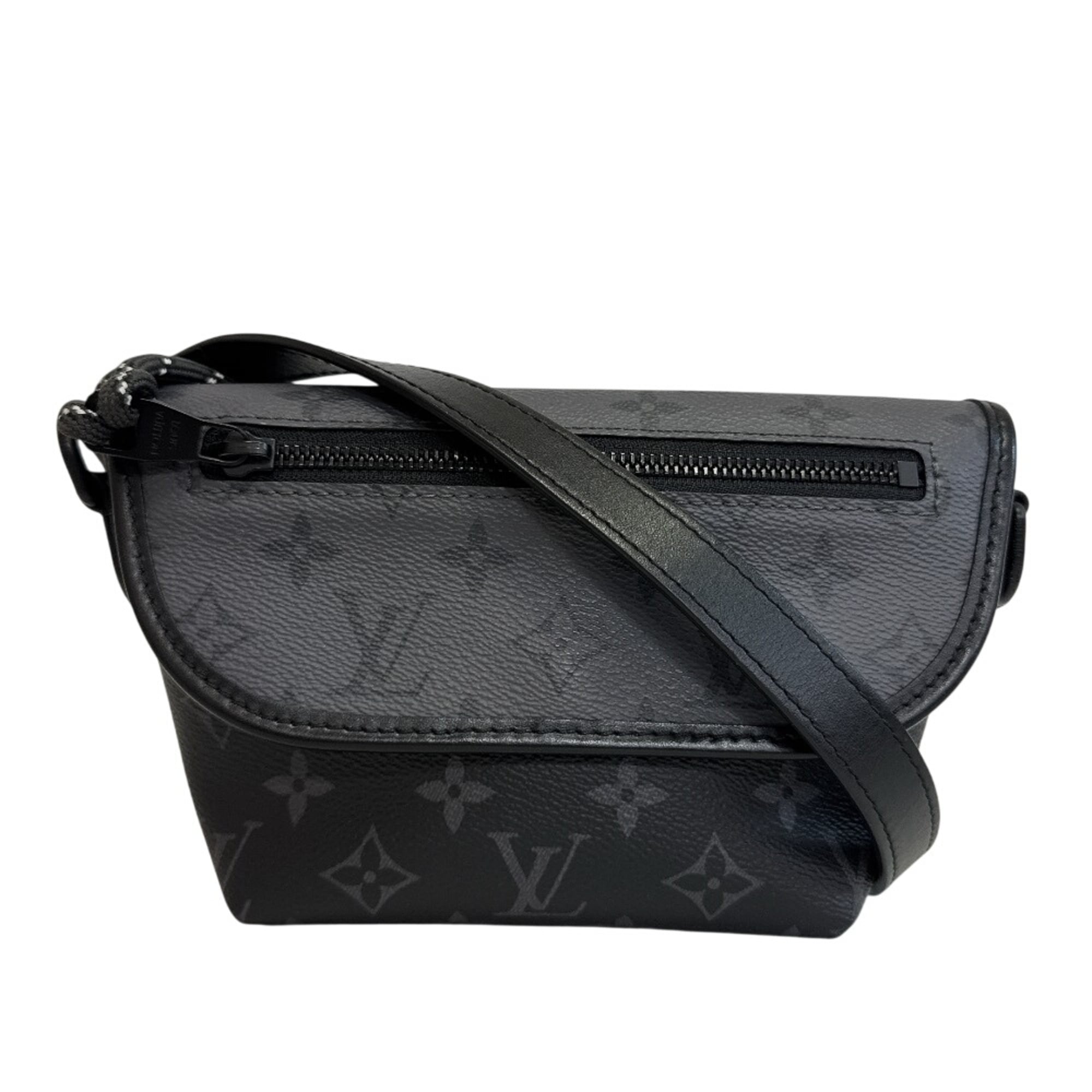 LOUIS VUITTON M12636 Pulse Wearable Wallet Pochette Smartphone Shoulder Bag, Monogram Eclipse, Black — New - Store Return
