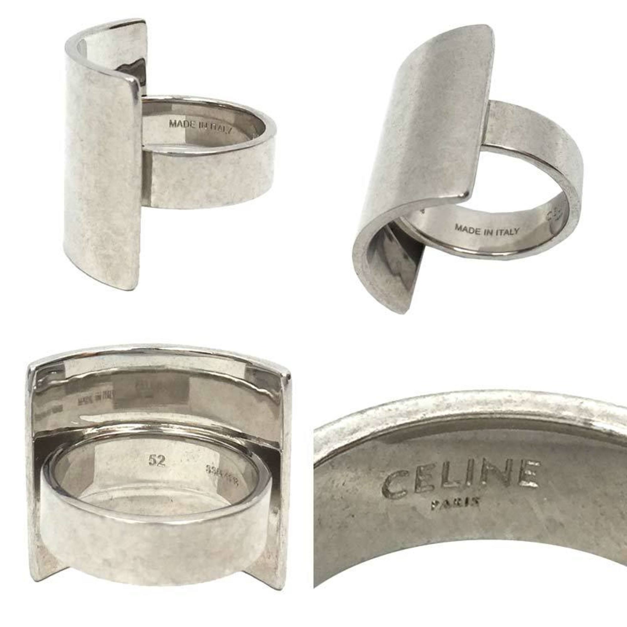 CELINE Square Ring 46N 136BRA 36SI 52 — New - Store Return