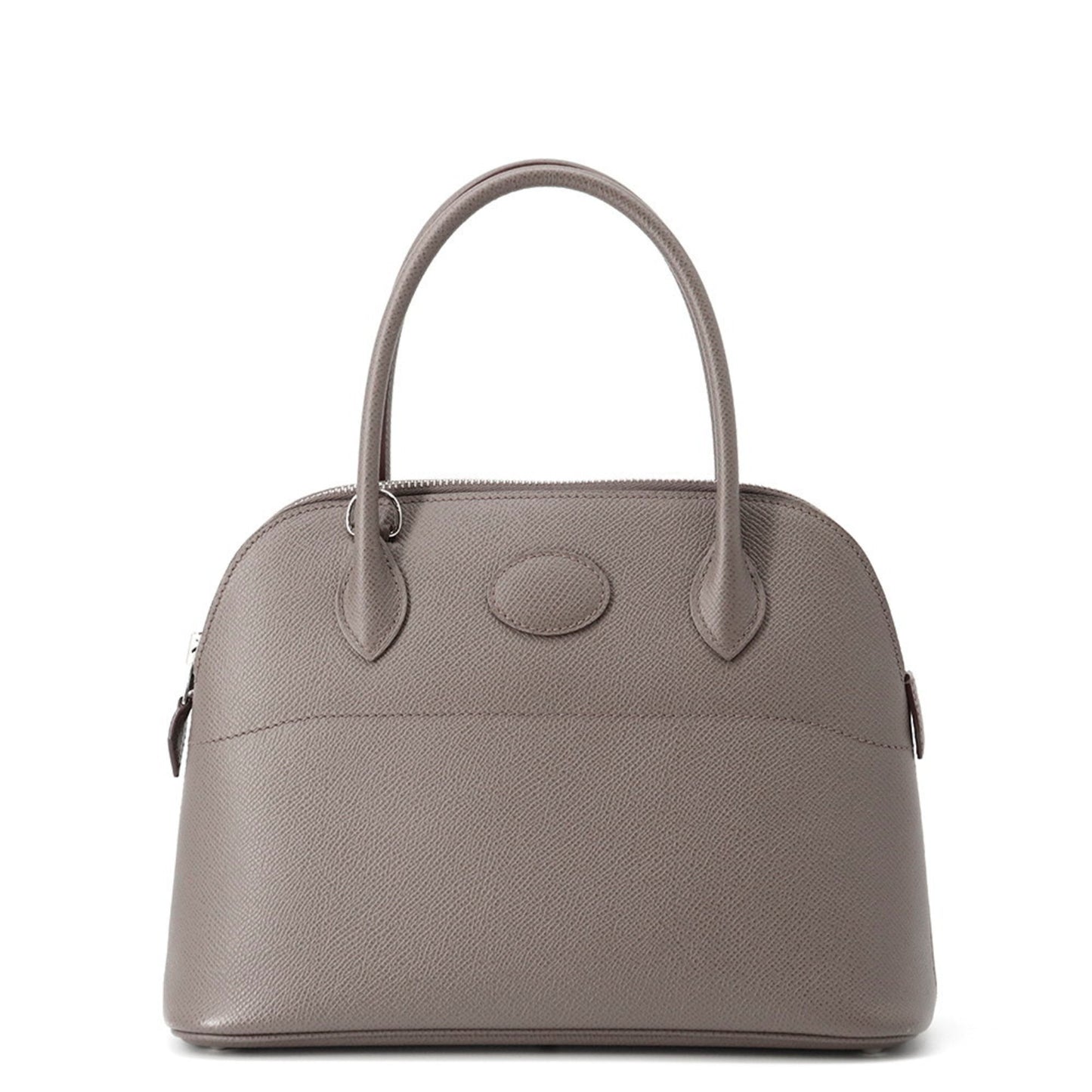 Hermès Bolide 27 Etain Epsom handbag with A stamp. HERMES 2-way shoulder bag.