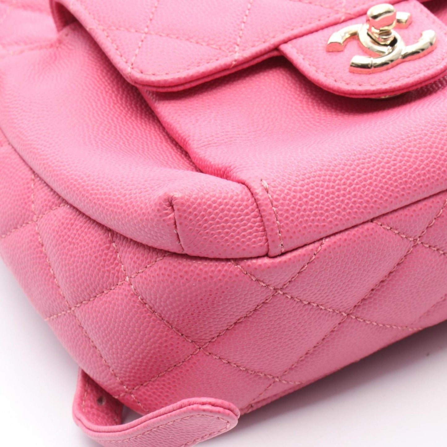 CHANEL Matelasse Backpack Bag in Calfskin Leather (Cowhide) for Women, Pink, AS0004