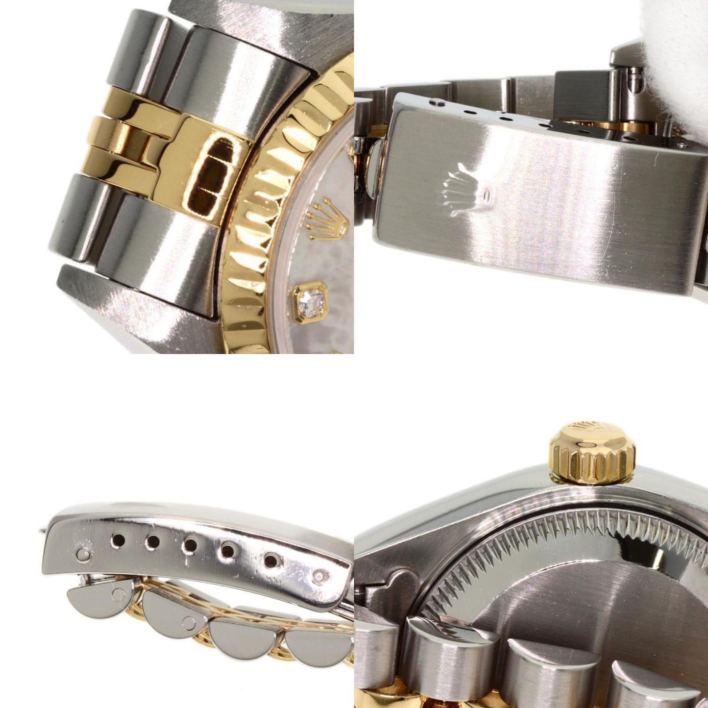 Rolex 79173NG Datejust 10P Diamond Watch Stainless Steel SSxK18YG Ladies ROLEX