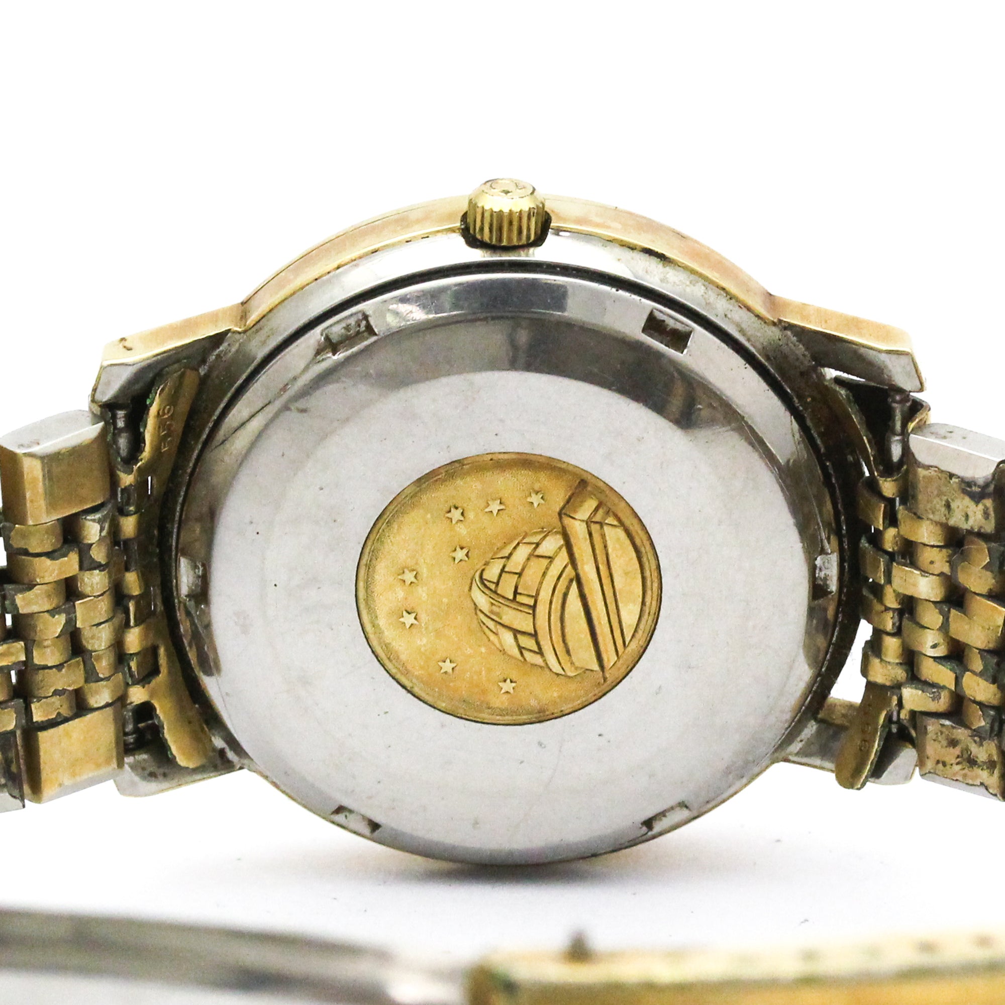 OMEGA Constellation Day Date Cal 751 Gold Plated Automatic Mens Watch 168.016 Vintage — Good