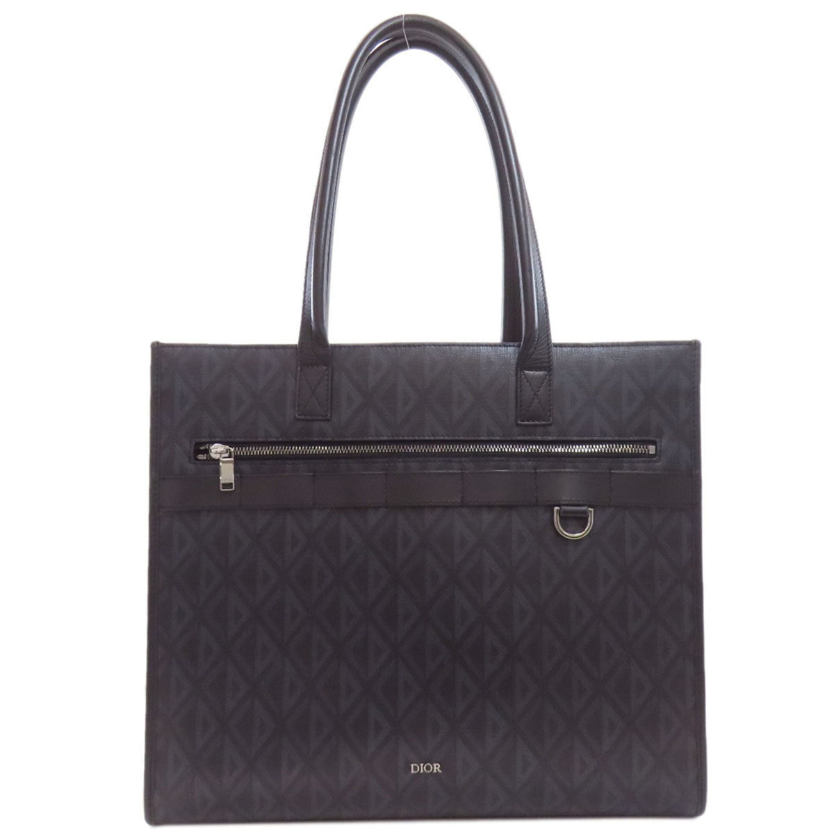 Christian Dior CD Diamond Tote Bag, PVC, Women's — Like New