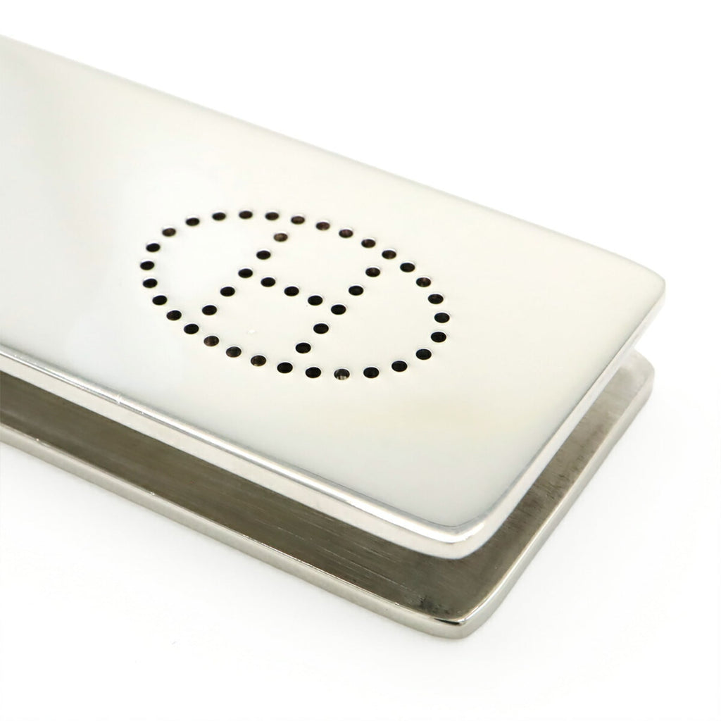 HERMES Evelyn H Perforated Money Clip/Bill Holder in Ag925, SV925 and Silver