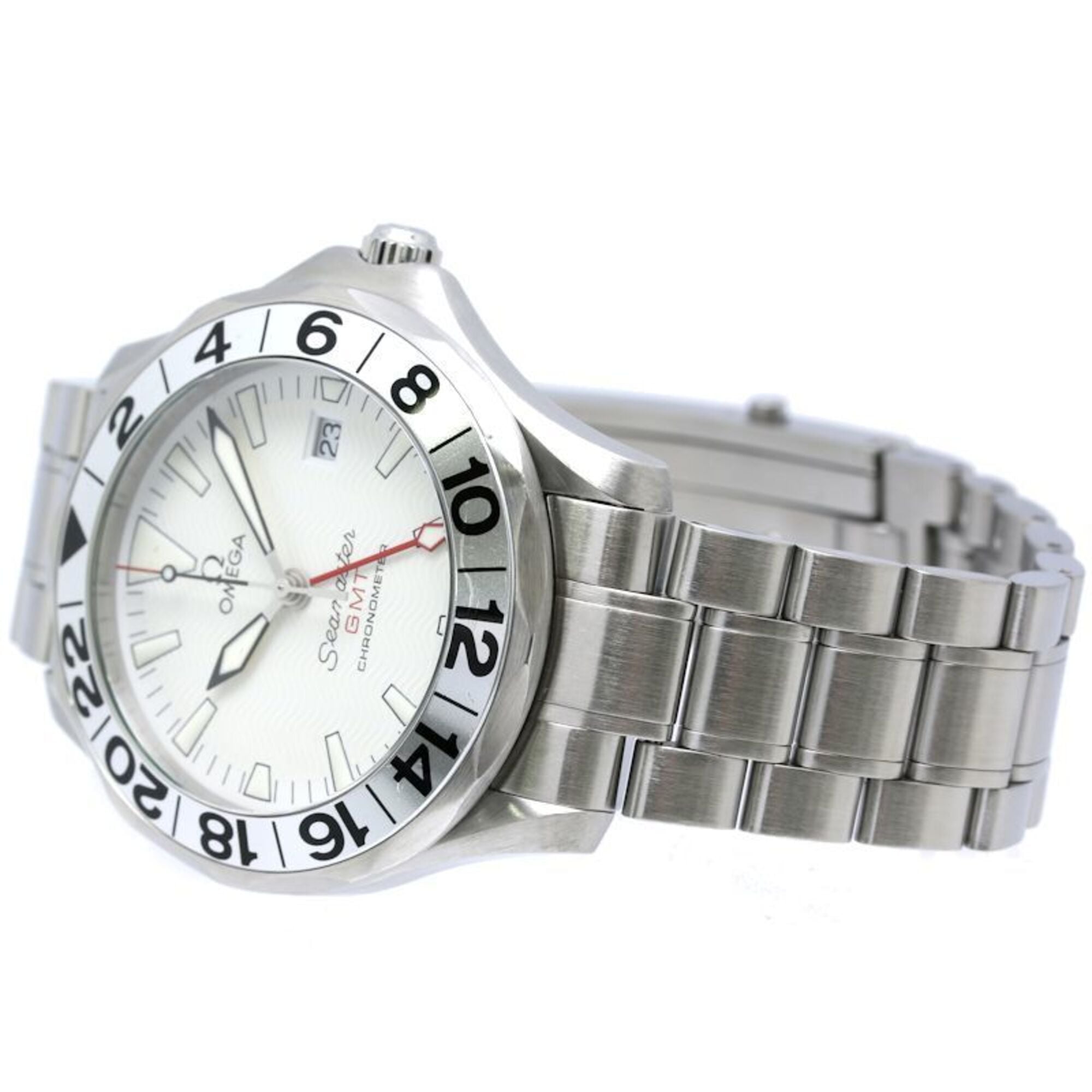 OMEGA Seamaster GMT 2538.20.00 Men's Watch, Stainless Steel, Model 40566 — Good
