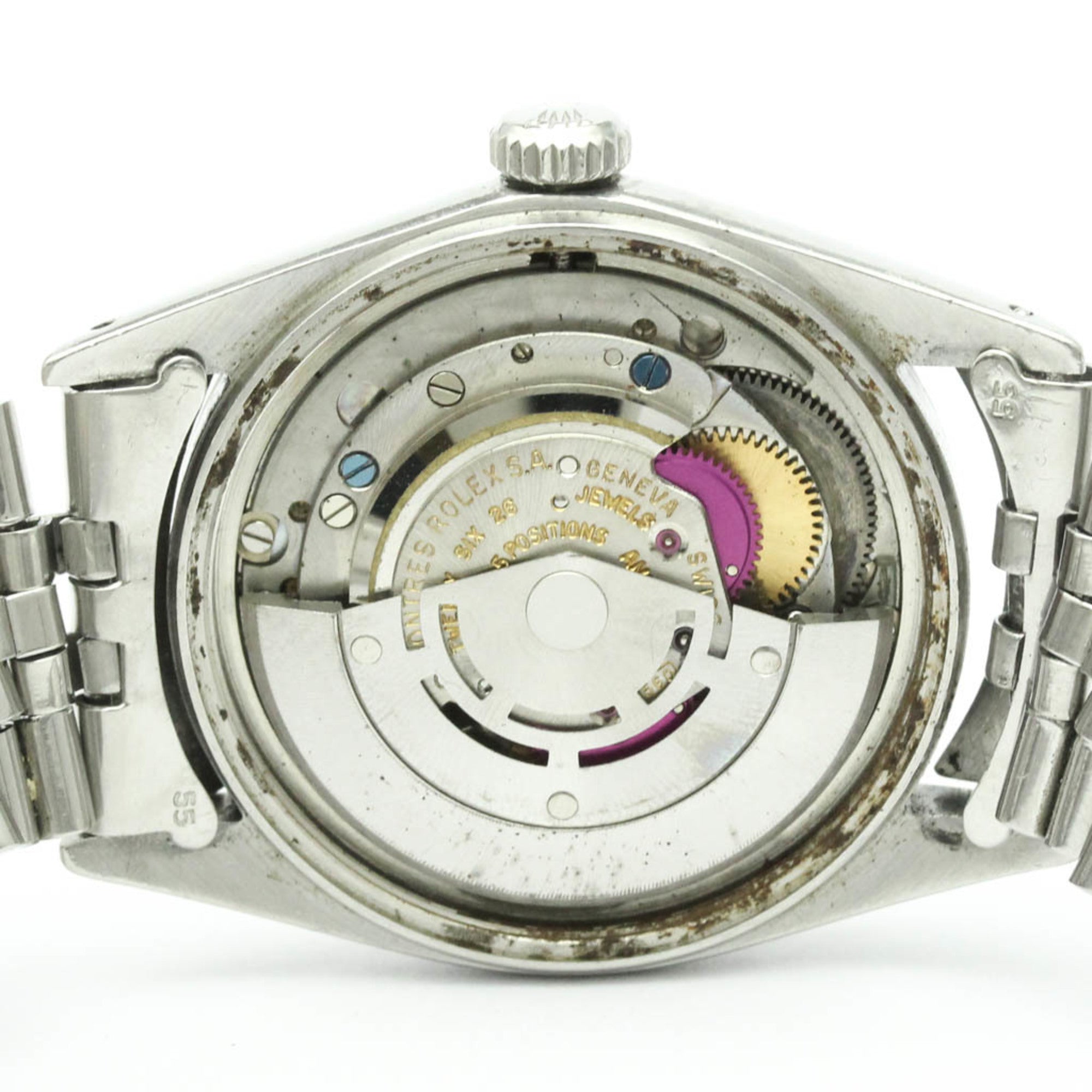 ROLEX Datejust 1603 Stainless Steel Automatic Mens Watch Vintage — Good