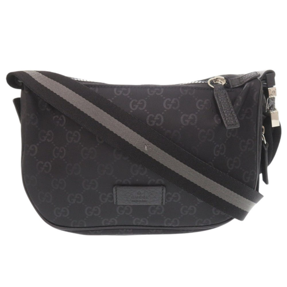 Like new Gucci GG nylon black shoulder bag 0637 GUCCI — Like New
