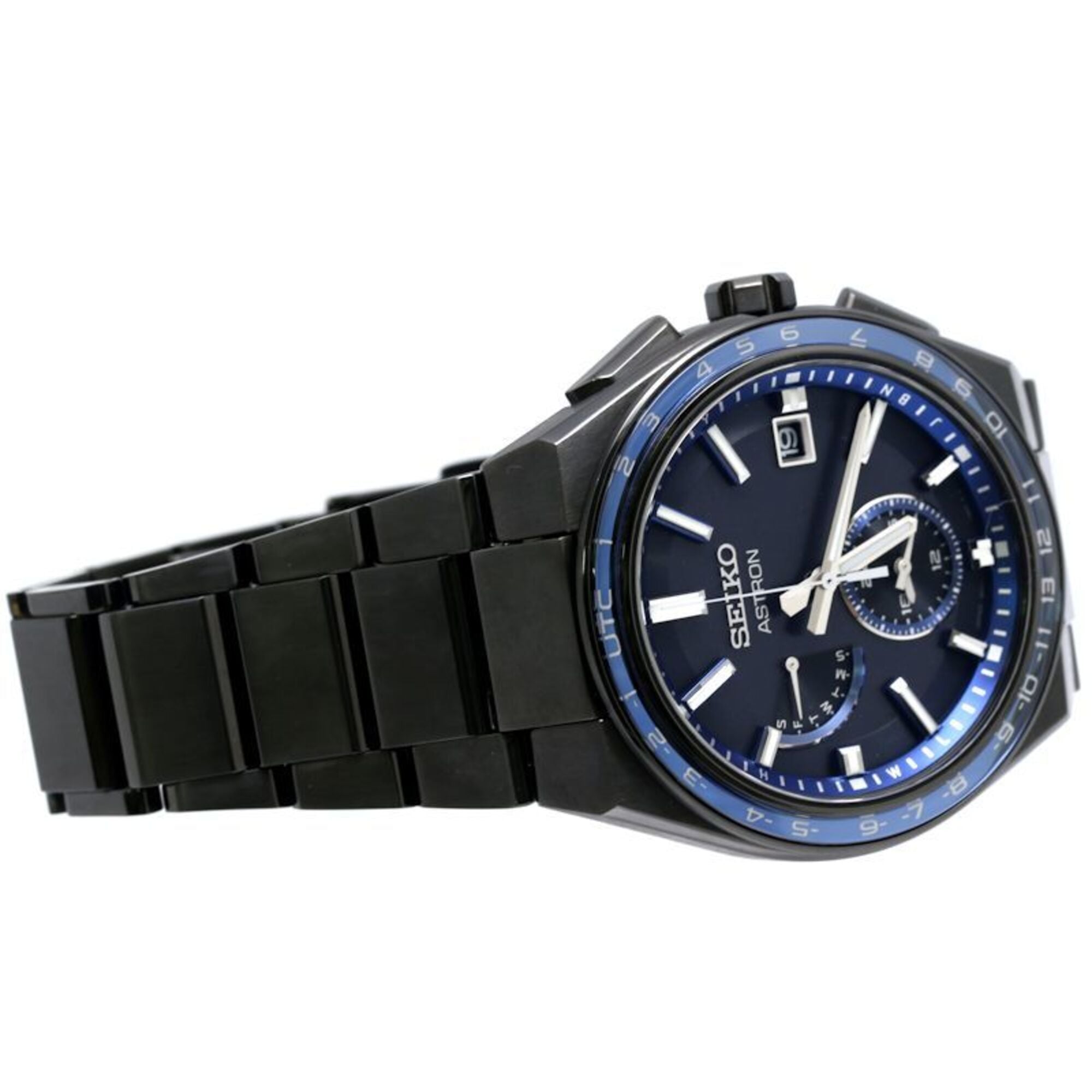 SEIKO Astron Nextar World Time Solar Radio-Controlled Watch SBXY041 8B63-0BB0 Men's Titanium 40473 — Like New