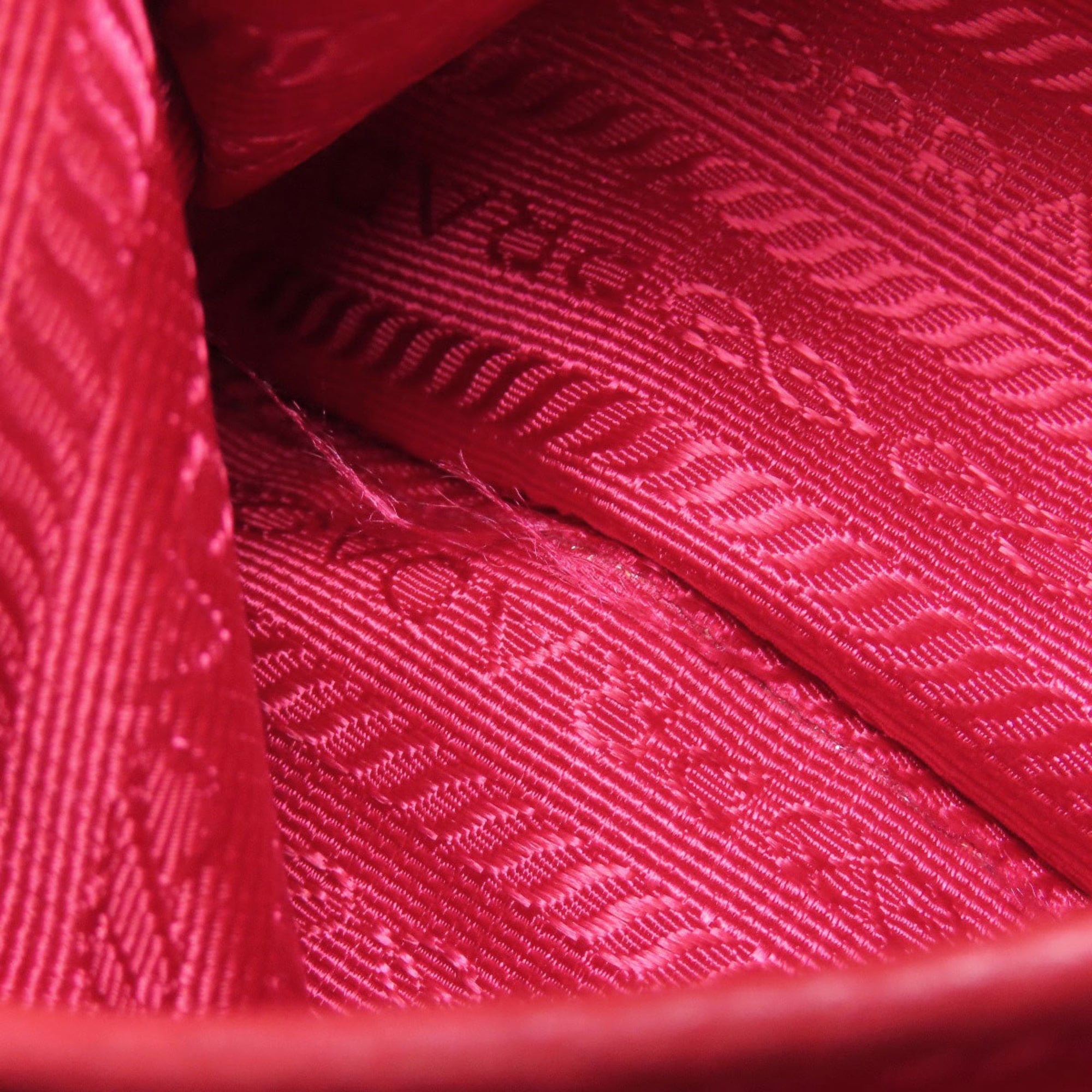 Prada One-Shoulder Shoulder Bag Calfskin Women's