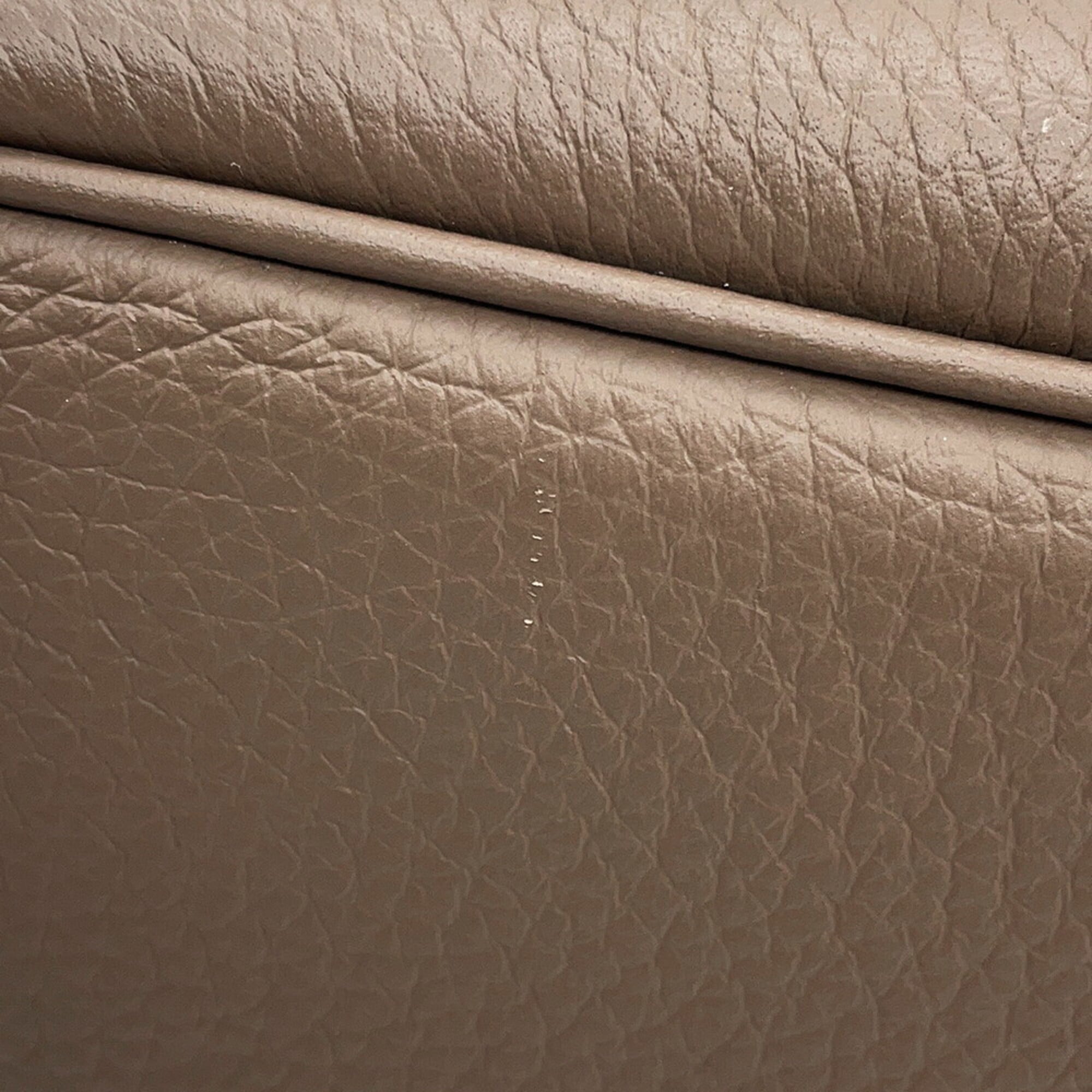Hermes Picotin Lock PM handbag, Etoupe, Taurillon Clemence leather, W stamp, HERMES tote bag, Lock, Picotin, women's — Like New