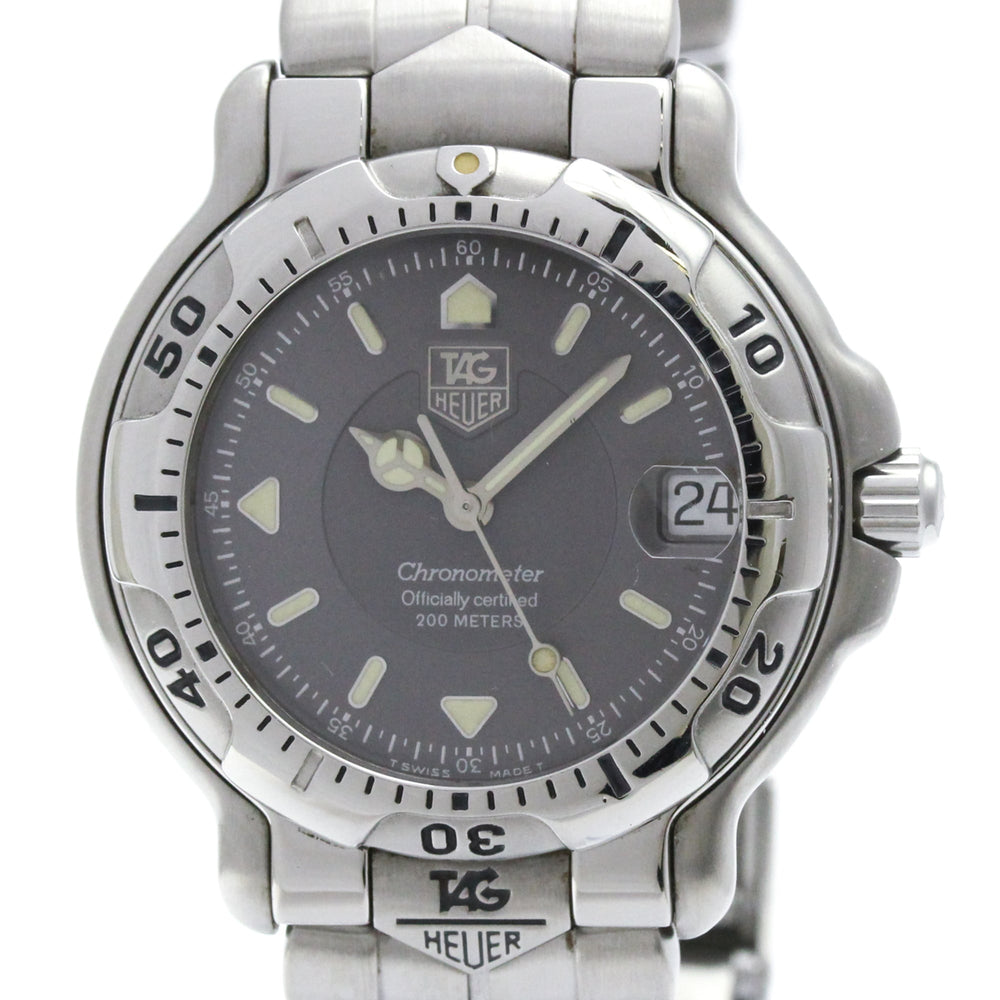 TAG HEUER 6000 Chronometer Steel Automatic Mens Watch WH5212 Polished — Very Good