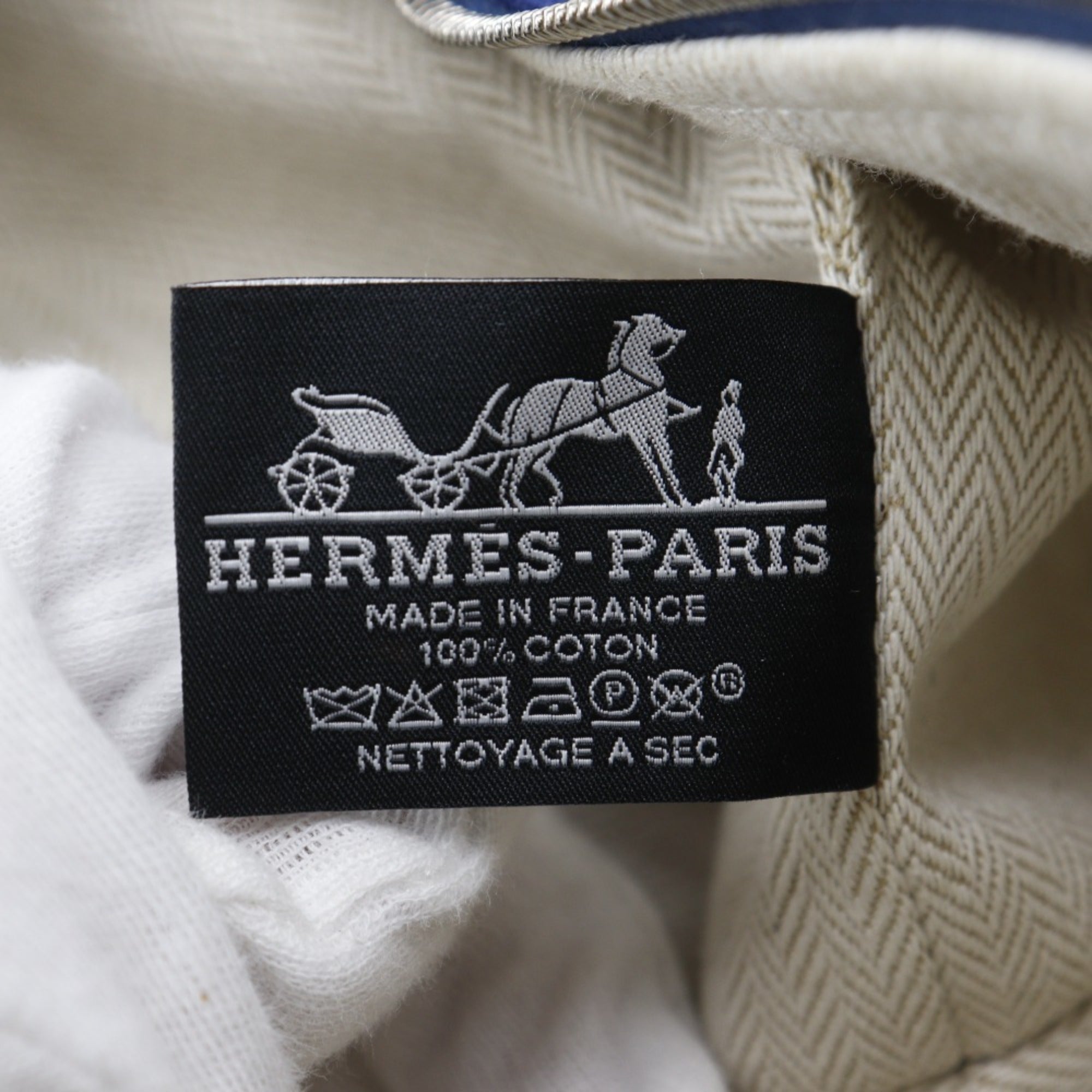 Hermes Hermès BRIDE A BLACK GM handbag in bluemarine and green canvas with zipper. Unisex — New - Store Return